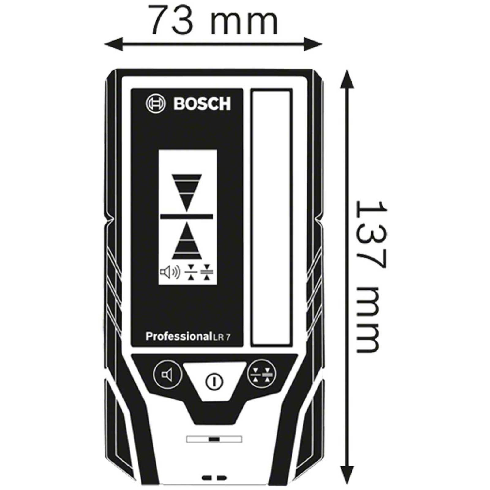 Receptor De Laser Lineal 50 M Lr 7 Bosch 