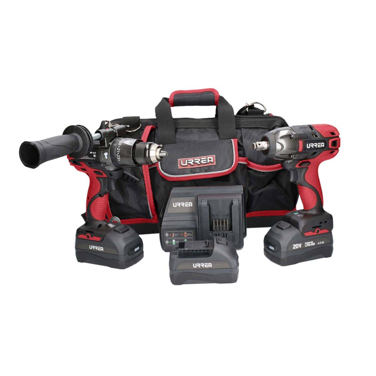 Taladro Rotomartillo 1/2 + Pistola De Impacto + Maleta Urrea