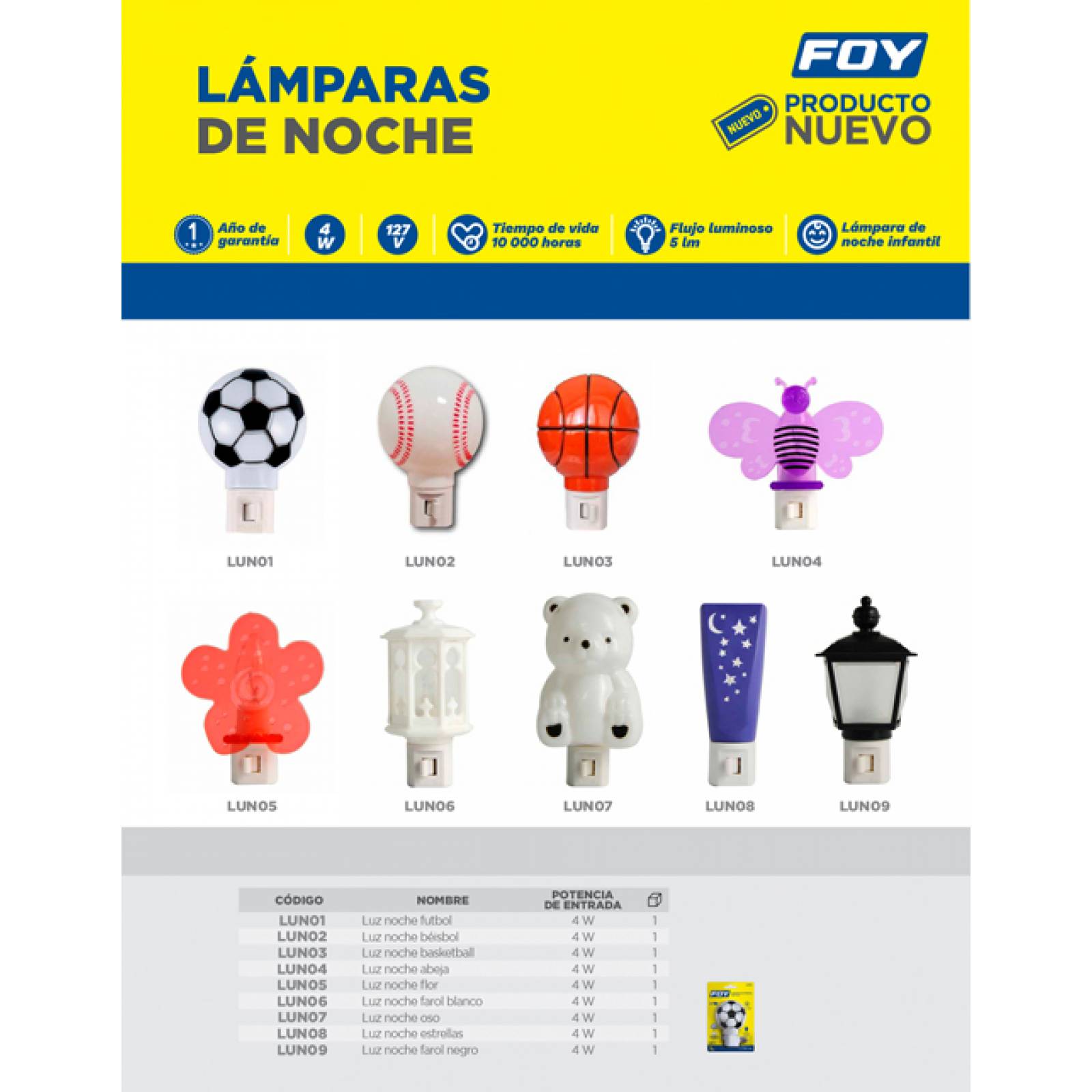 Lampara Luz De Noche Balon Pelota Futbol Niños Recamara Foy 