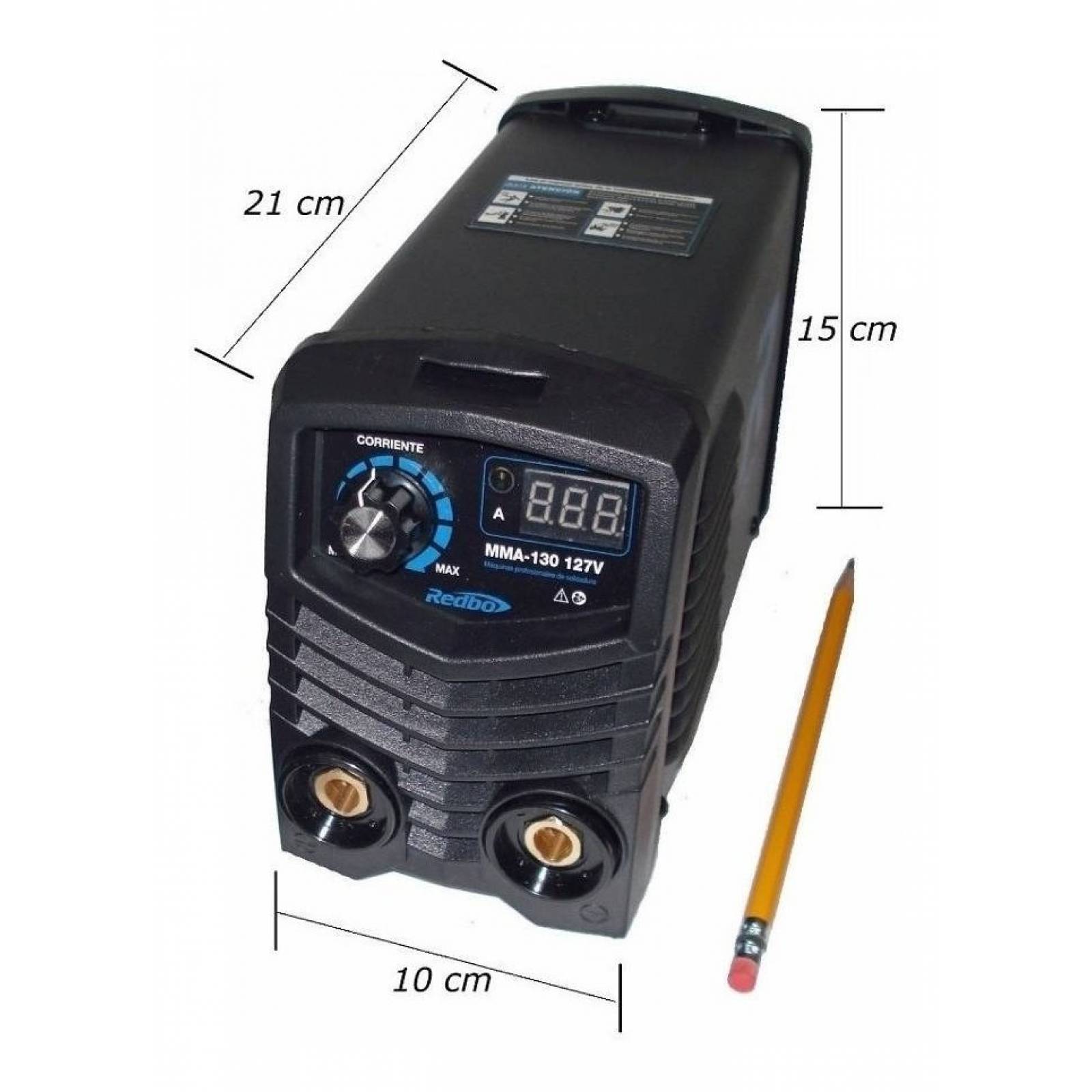 Soldadora Inversora Inverter Mini 110v 130 Amp Mma-130 Redbo 