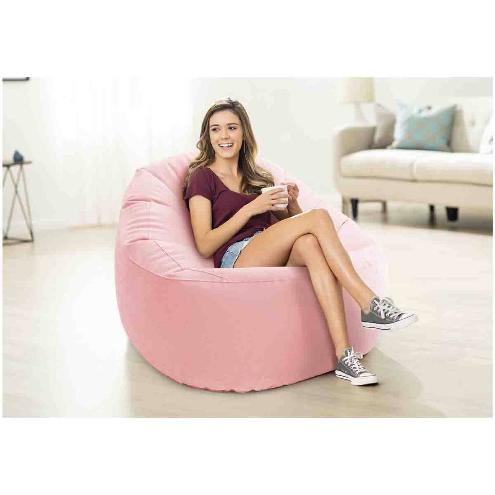 Sillon Sofa Puff Inflable Colores Surtidos Hogar Casa Intex