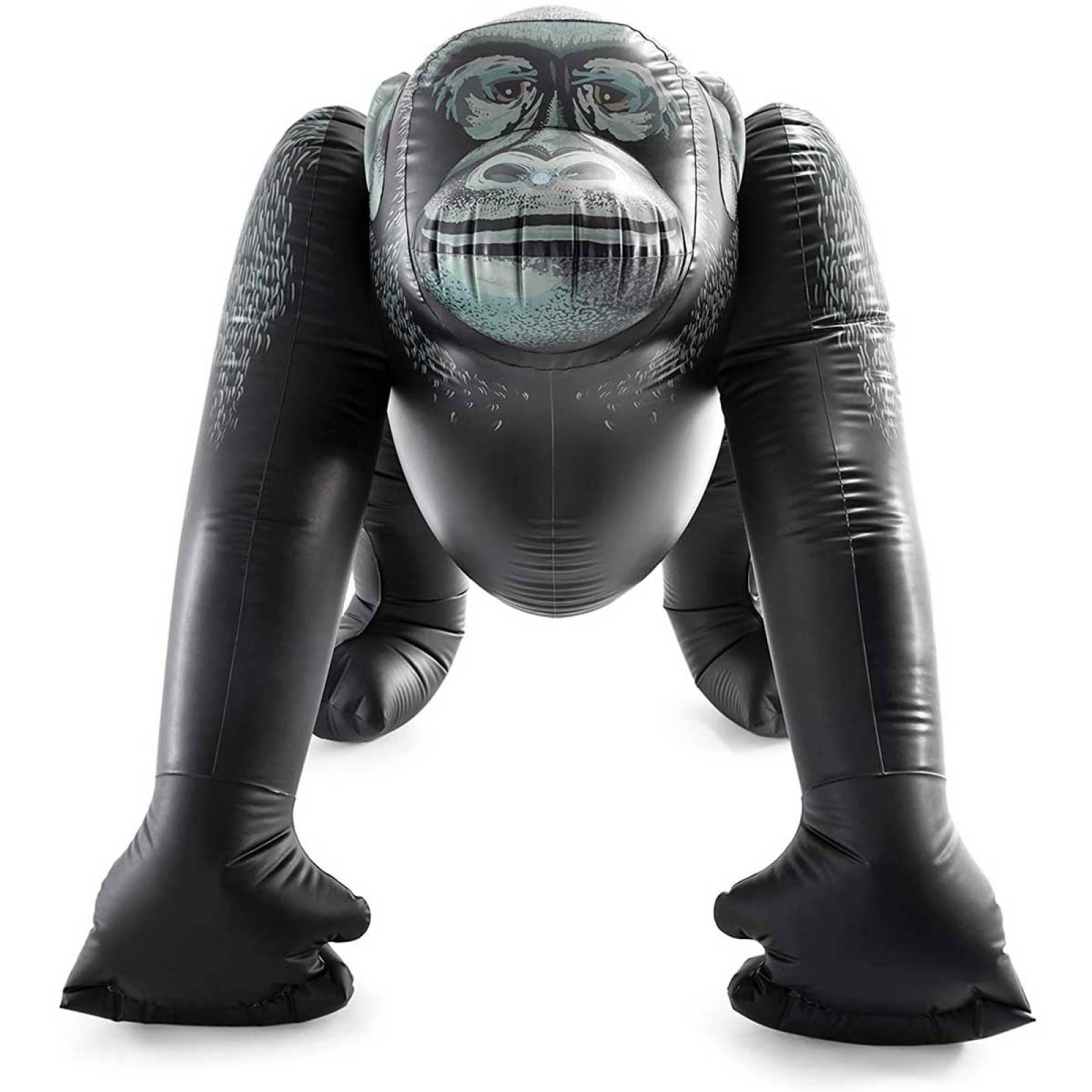 Gorila Gigante + Aspersor Juego Inflable Hogar Alberca Intex 