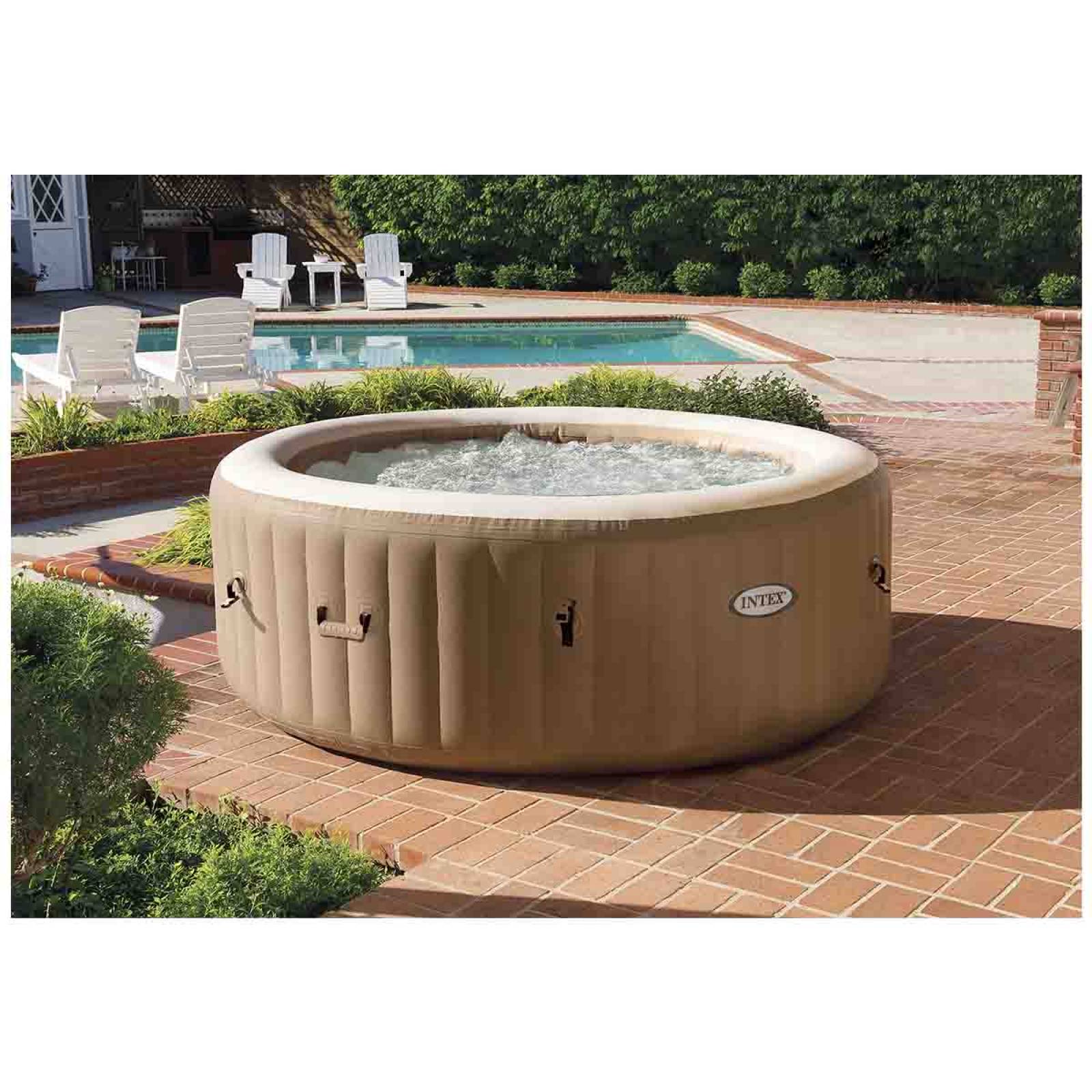 Alberca Jacuzzi Tina Hidromasaje Inflable 4 Personas Intex 