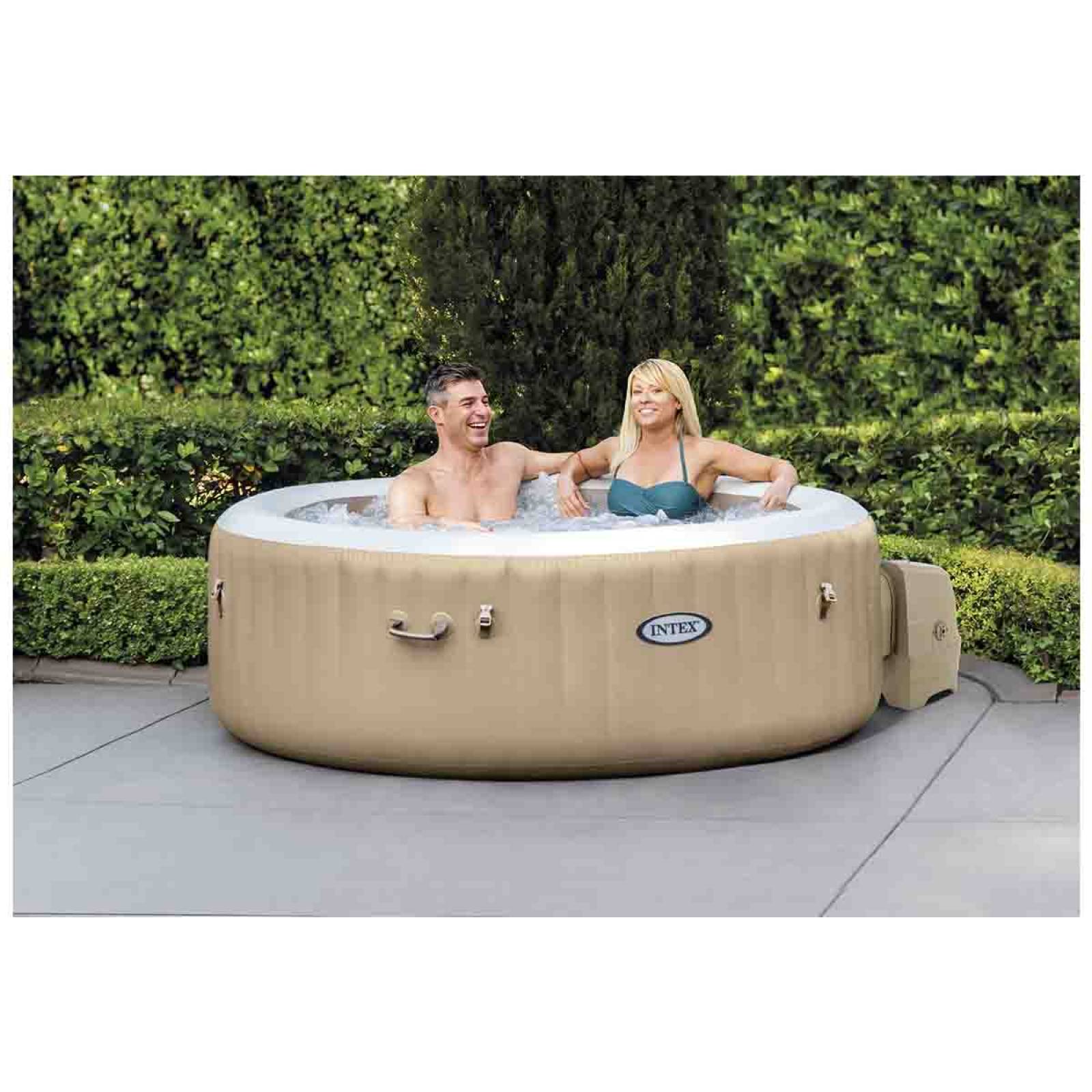 Alberca Jacuzzi Tina Hidromasaje Inflable 4 Personas Intex 