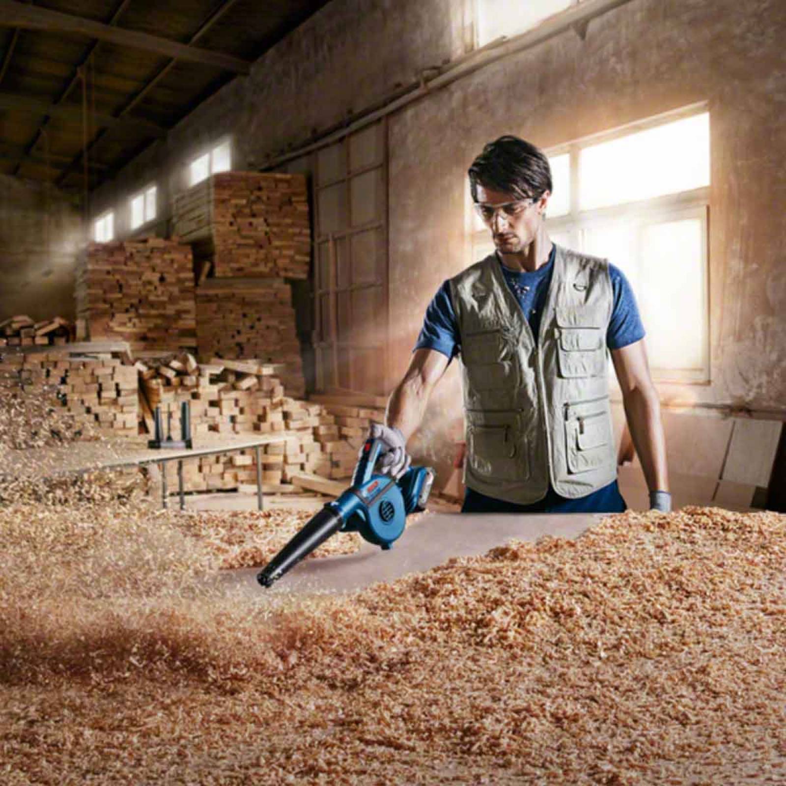 Sopladora Soplador Portatil Gbl Sin Bateria Jardineria Bosch 