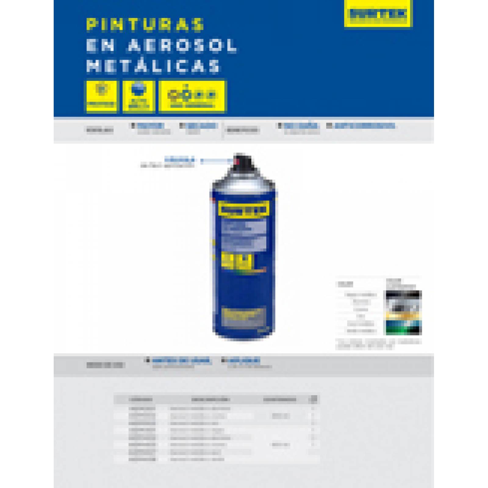 Pintura En Aerosol Spray Lata Blanco Mate 300ml Hogar Surtek 
