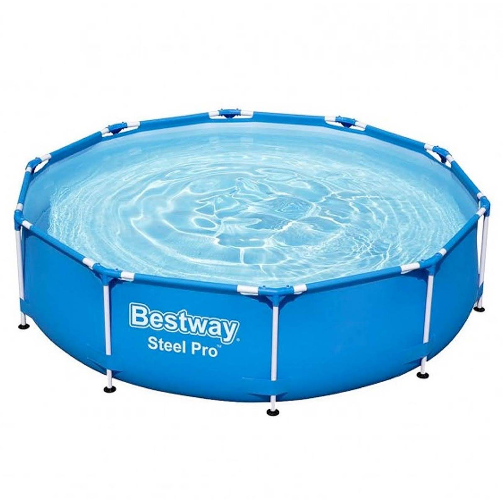 Alberca Piscina Estructural Circular Steel Pro 305cm Bestway