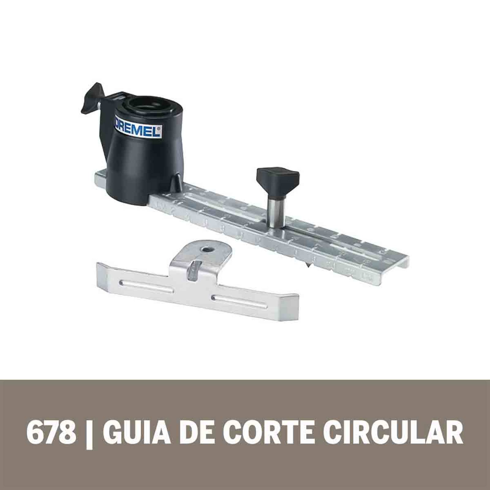 Dremel Guia de Corte Lateral y Circular 678 