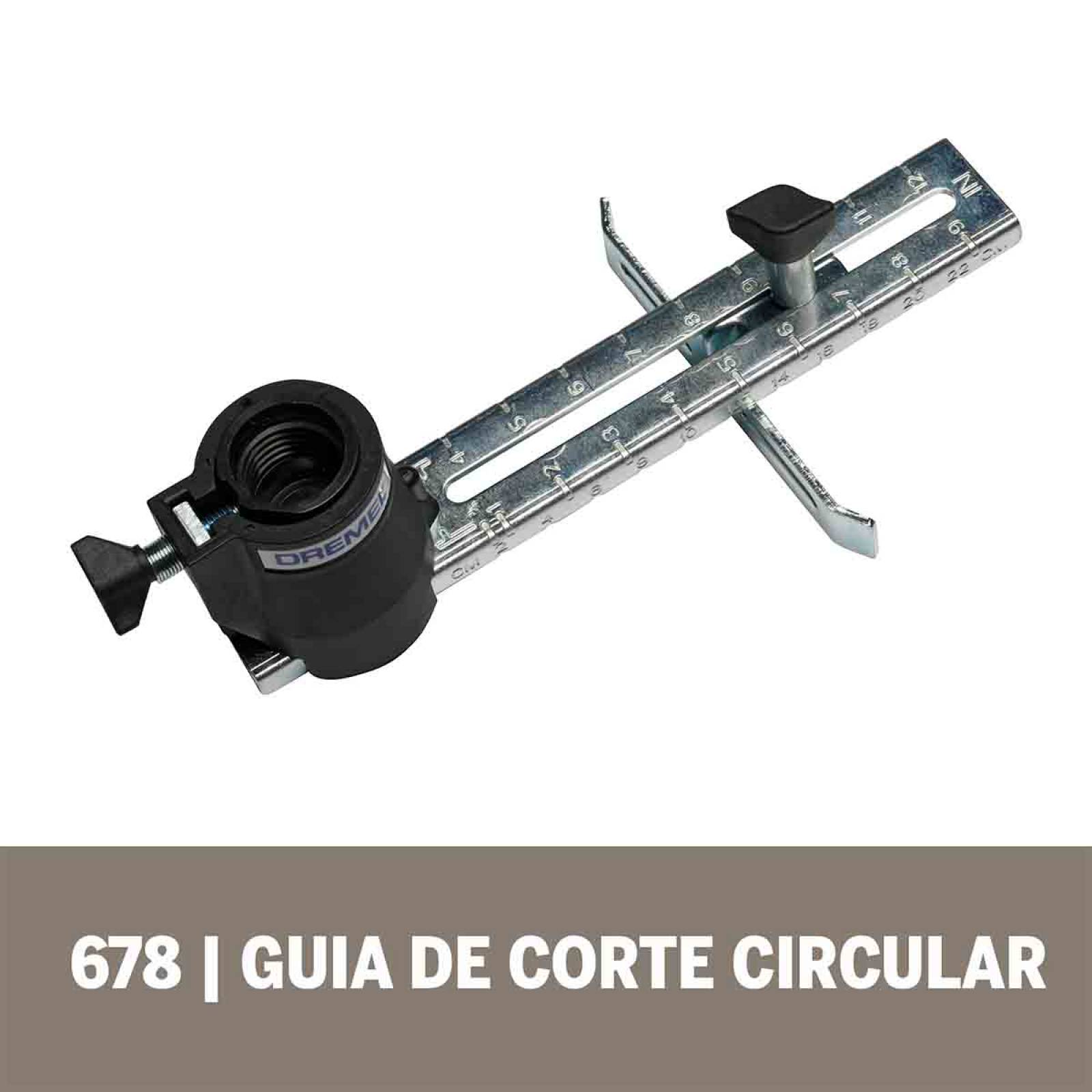 Dremel Guia de Corte Lateral y Circular 678 