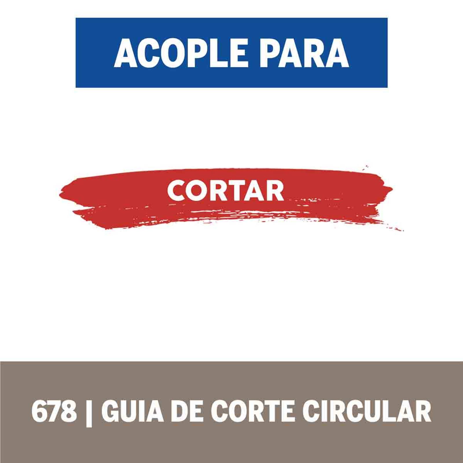 Dremel Guia de Corte Lateral y Circular 678 