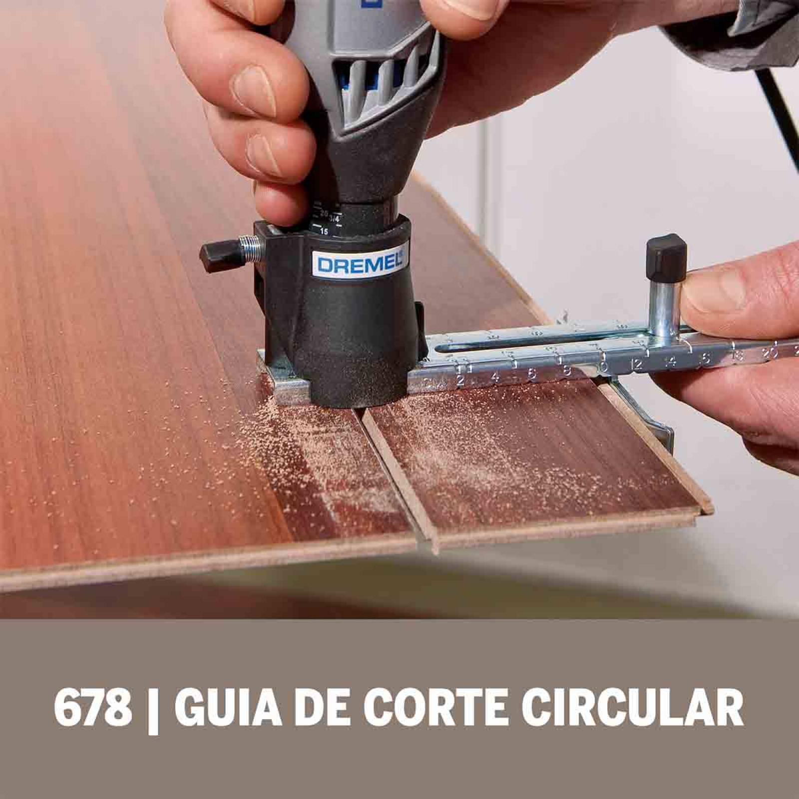 Dremel Guia de Corte Lateral y Circular 678 