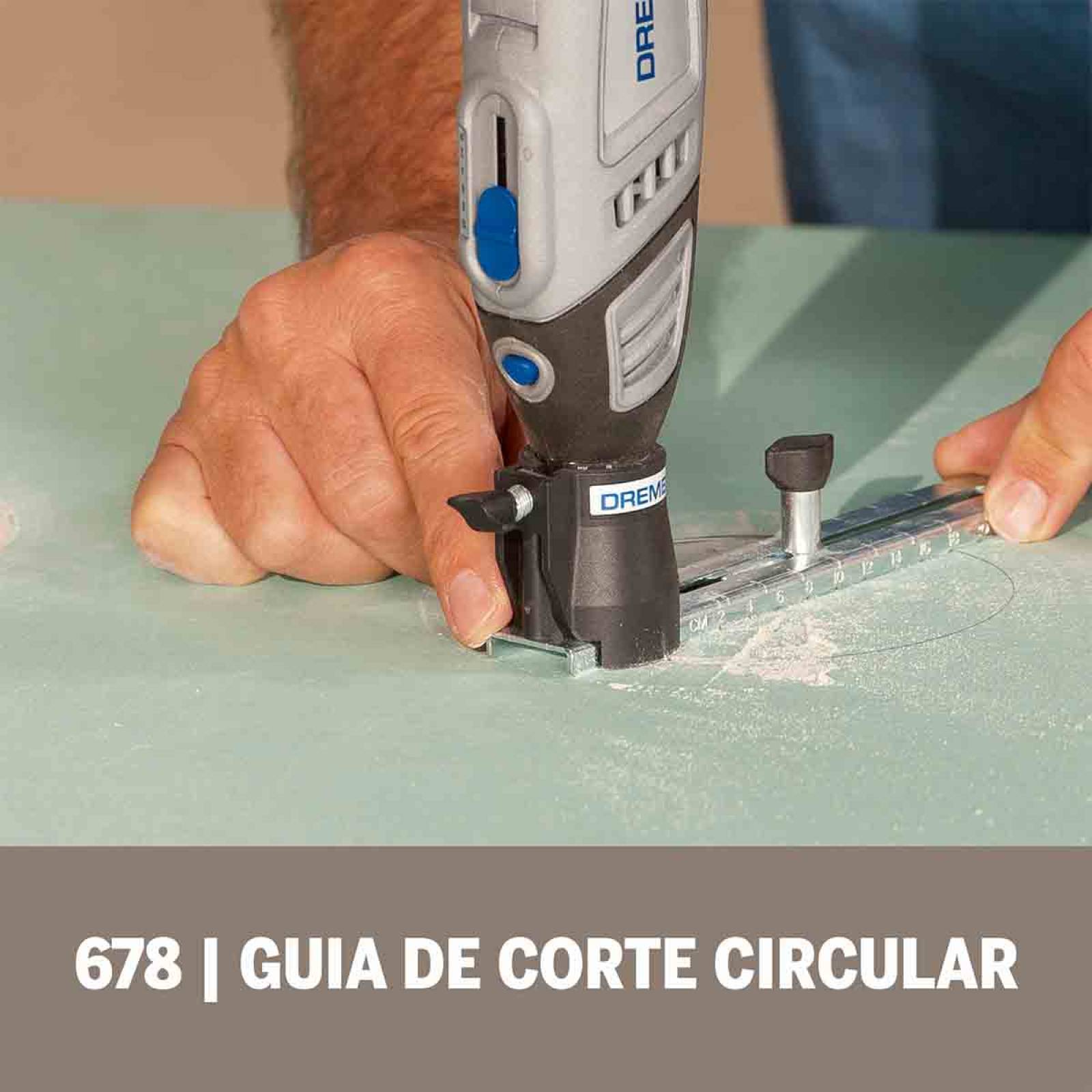 Dremel Guia de Corte Lateral y Circular 678 