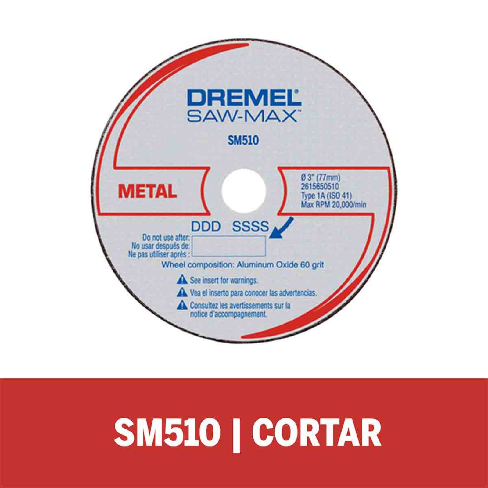 Disco de corte para metal y plástico DREMEL® DSM20 Cortar