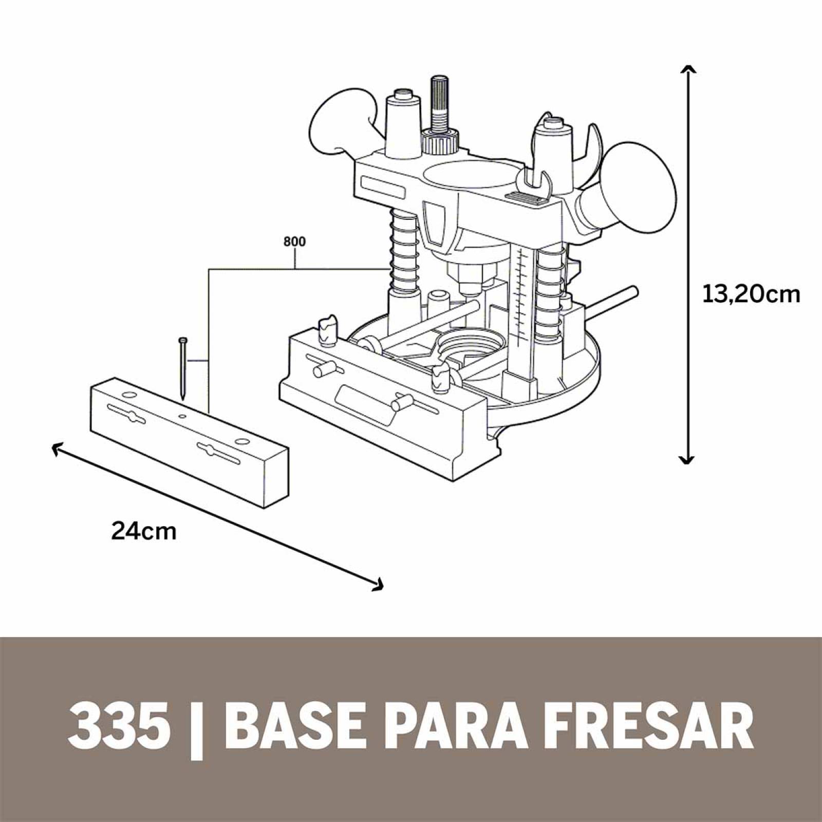 Base Para Router Convertidor Mototool A Router 335 Dremel 