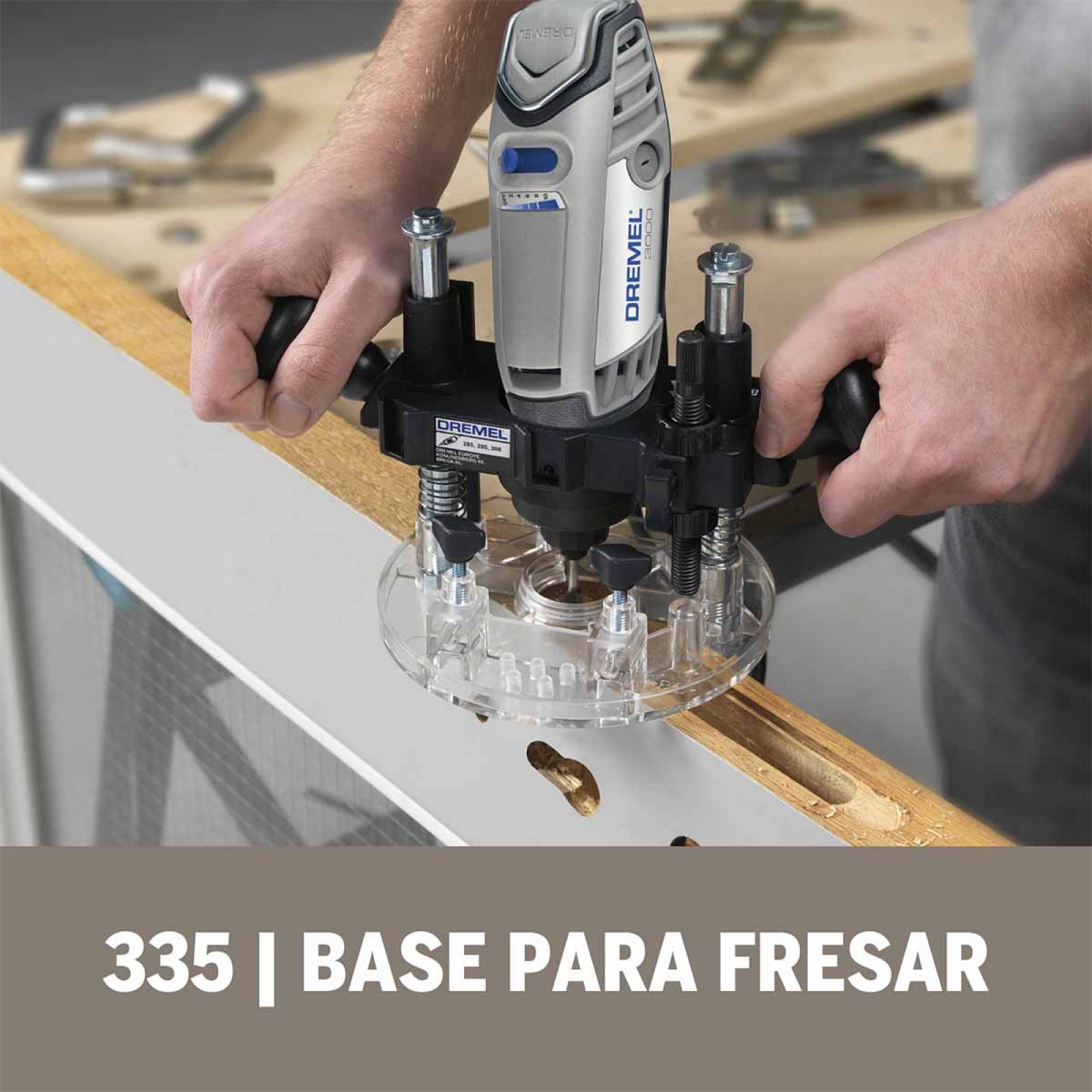 Base Para Router Convertidor Mototool A Router 335 Dremel 