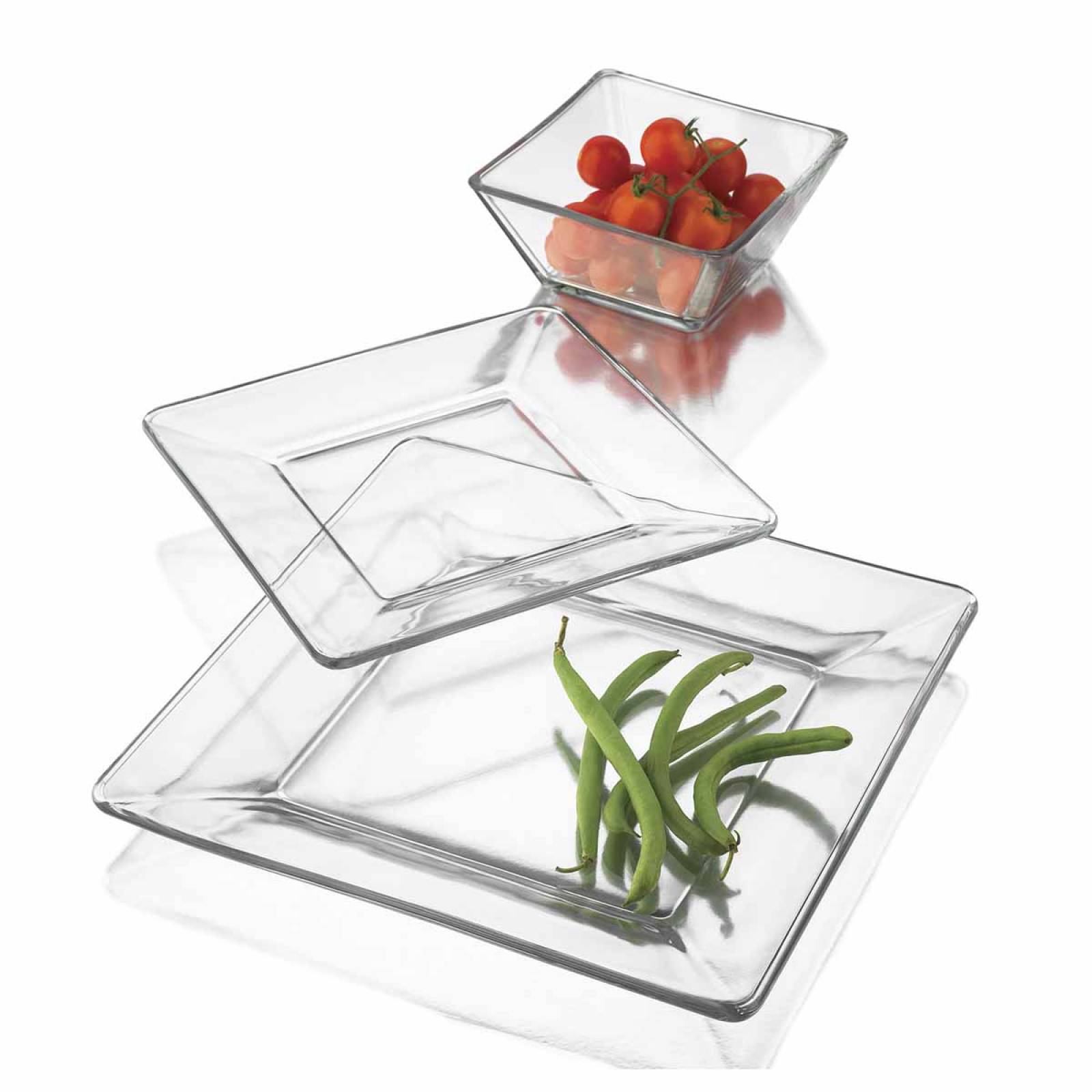 Plato libbey de vidrio online para pastel con tapa