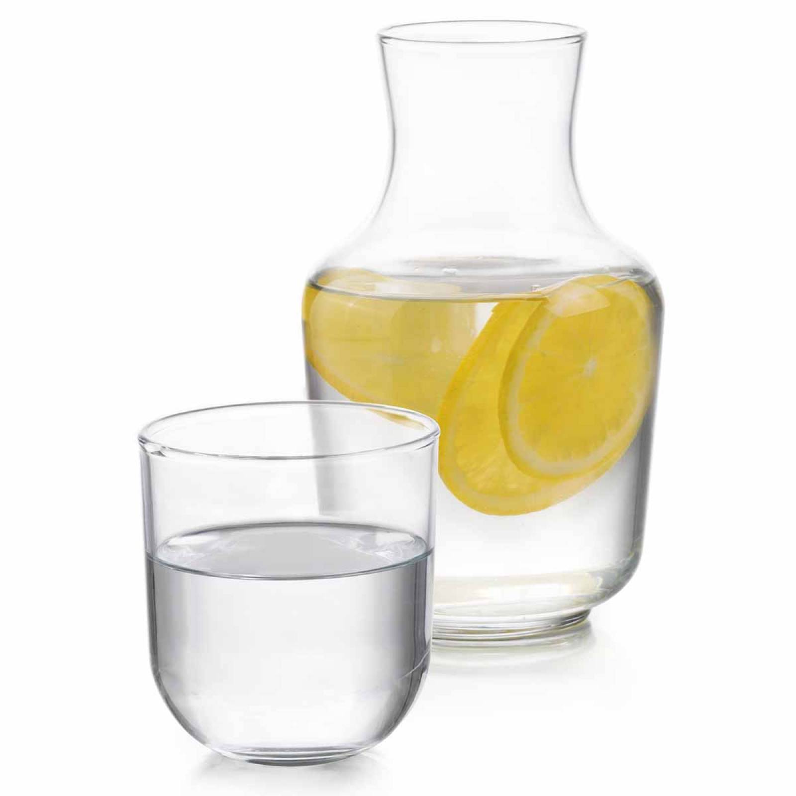 Juego Jarra 1l + Vaso 320ml Cordova Vidrio Cocina Casa Crisa 