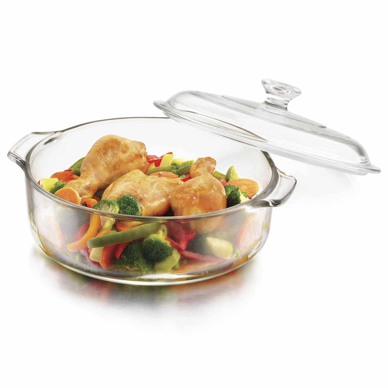 Cacerola Olla Cazuela + Tapa Vidrio Cocina Horno Casa Pyorey