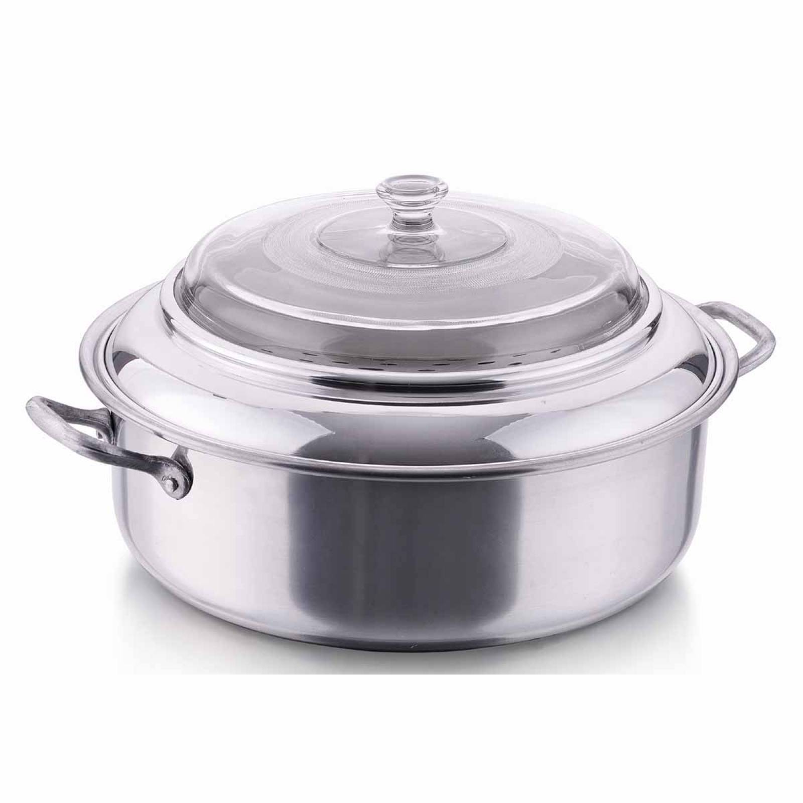 Horno Magico + Tapa De Cristal Parrila Estufa Cocina Pyorey 