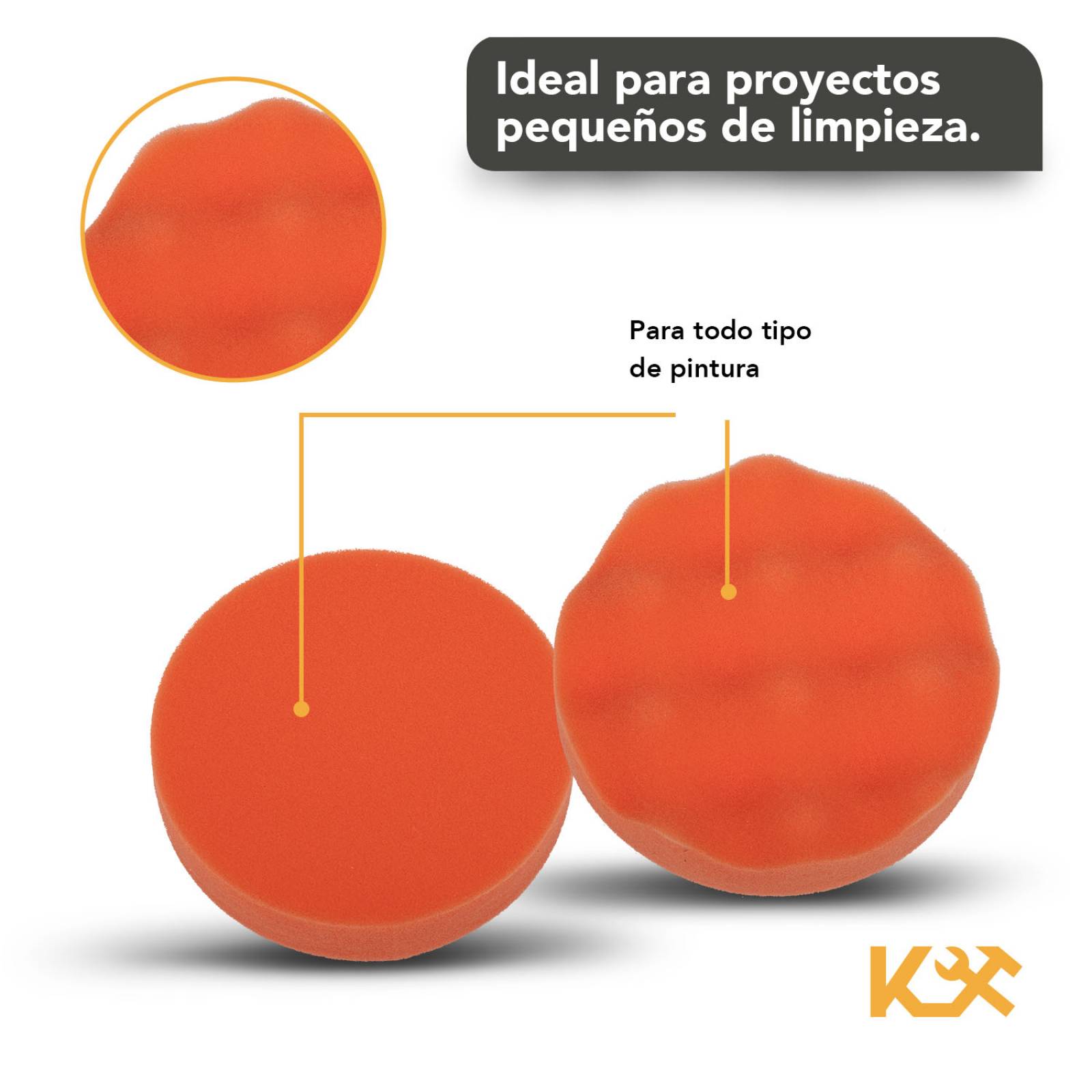 Kit 12 Pz De Pulir Para Taladro Esponjas Adaptador 115mm 