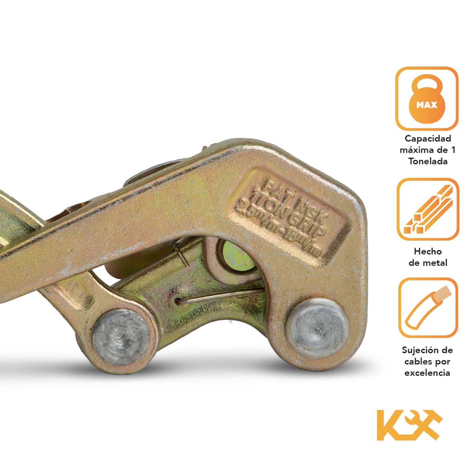 Tensor Quijada 2,5-16 Mm 1 Ton Tensar Jalar Cables Liniero