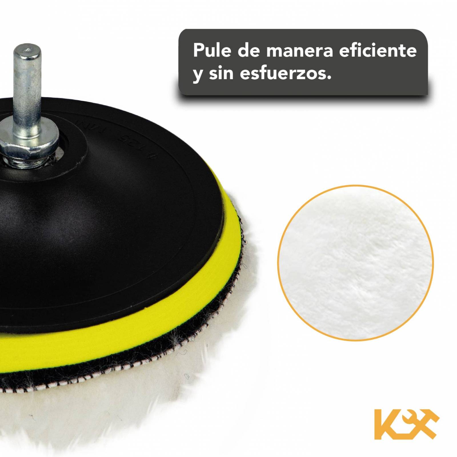 Kit 12pzs Lijar Esponja Lijas Taladro Esmeril Adaptador 115m 