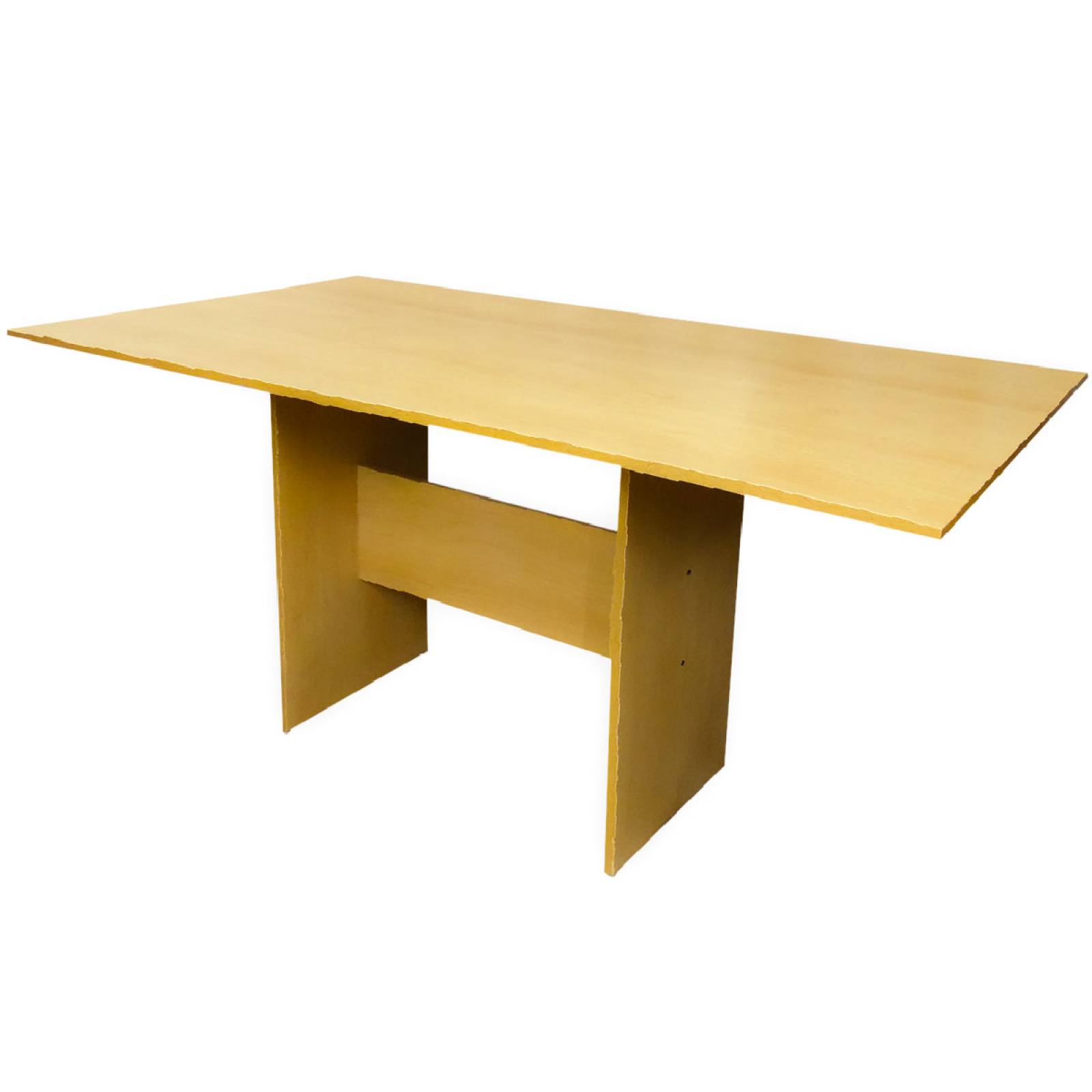 Comedor Rectangular Mesa Madera 6 Personas Tapizado Moderno 