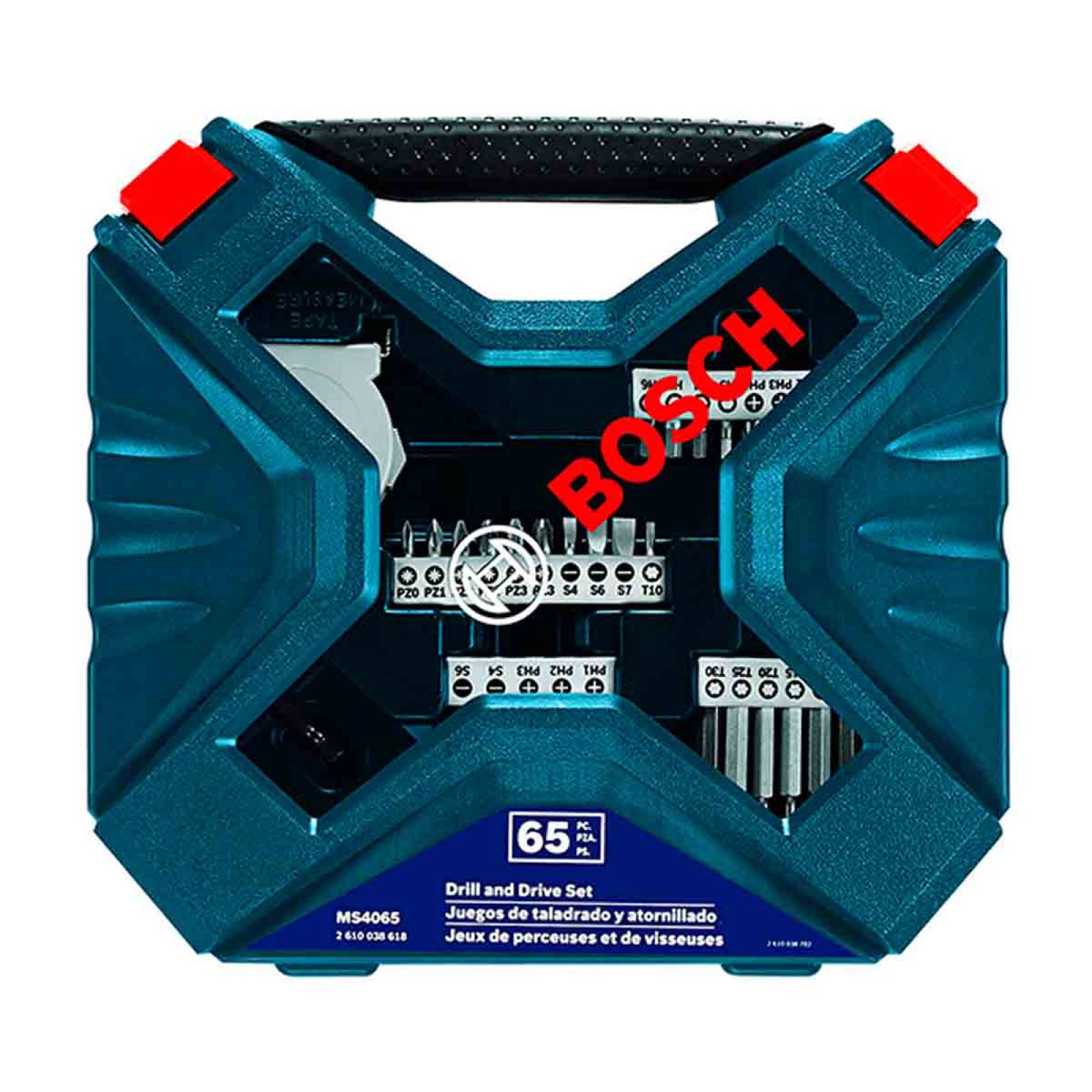 Set Brocas Para Taladro X-line 65 Pz Azul Ideal Metal Bosch 