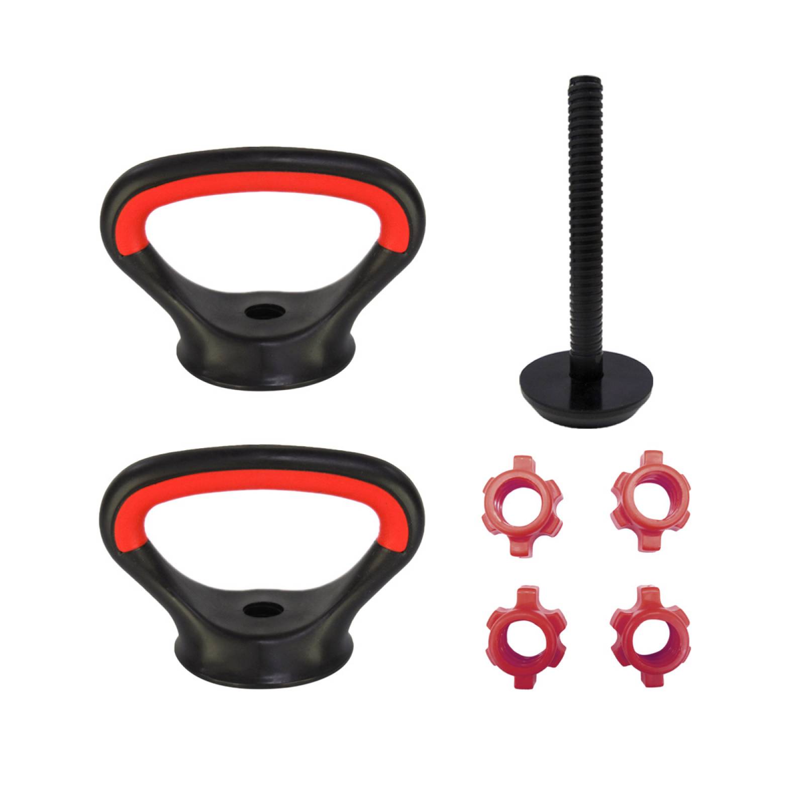 Kit Mancuernas Pesas Ajustables 4en1 90 Lbs Ejercicio Hogar