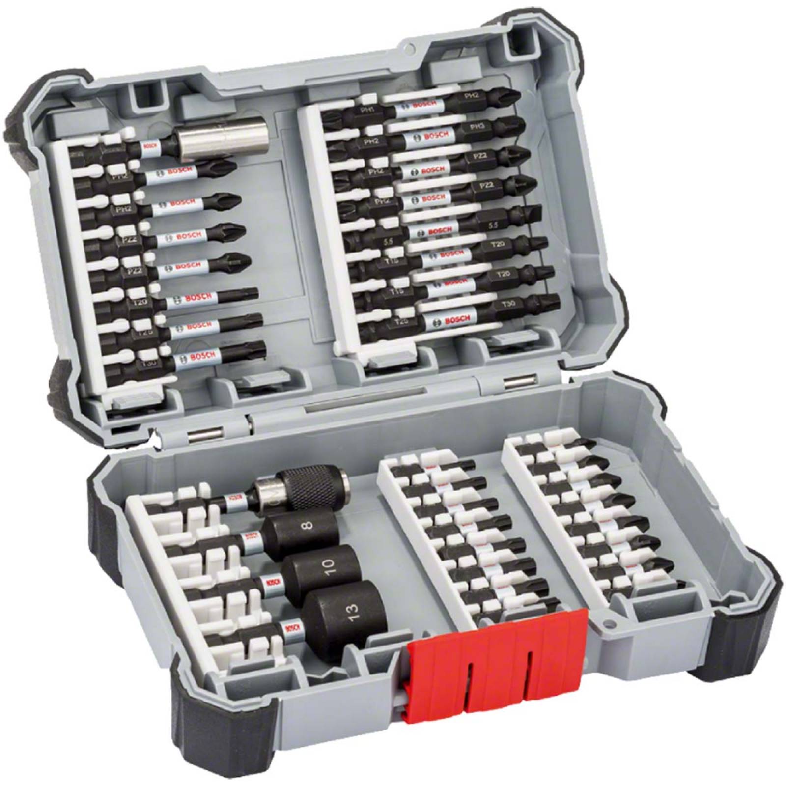 Juego Puntas Dados Impacto 36 Pzs Atornillador Taladro Bosch