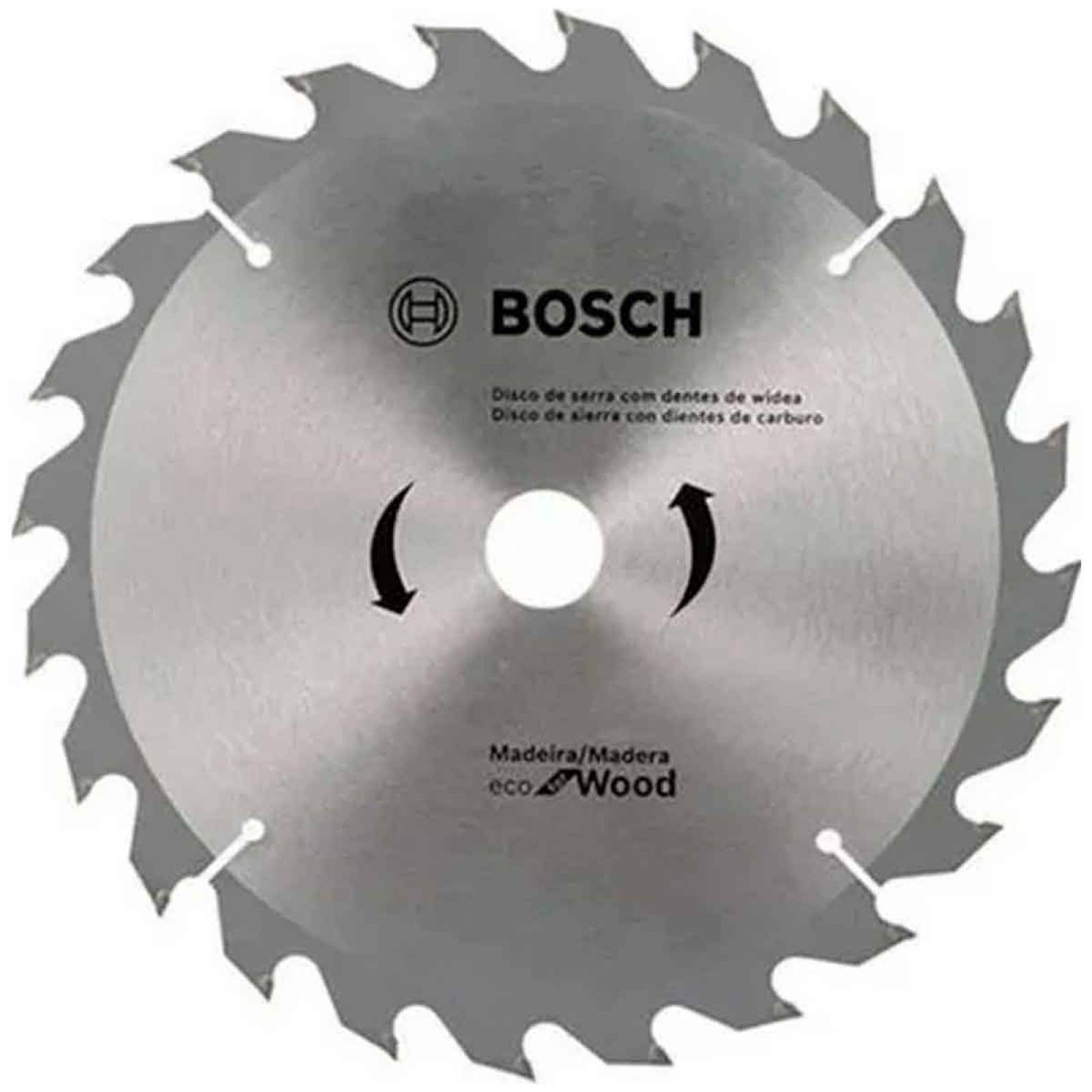 Combo 10 Discos Sierra Circular Corta Madera 7 1/4 In Bosch 
