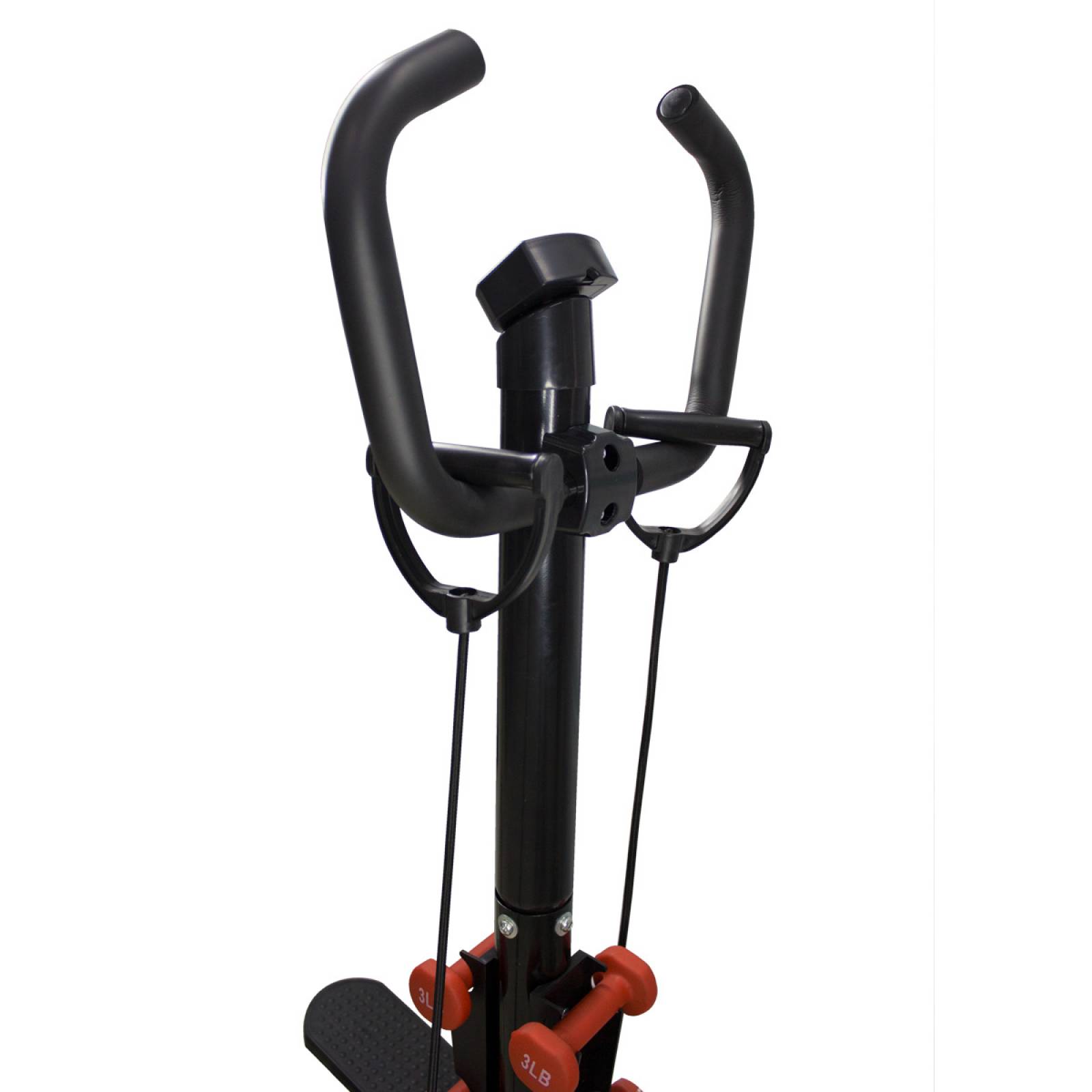 Escaladora 4en1 Stepper + Twister + Bandas Elasticas + Pesas