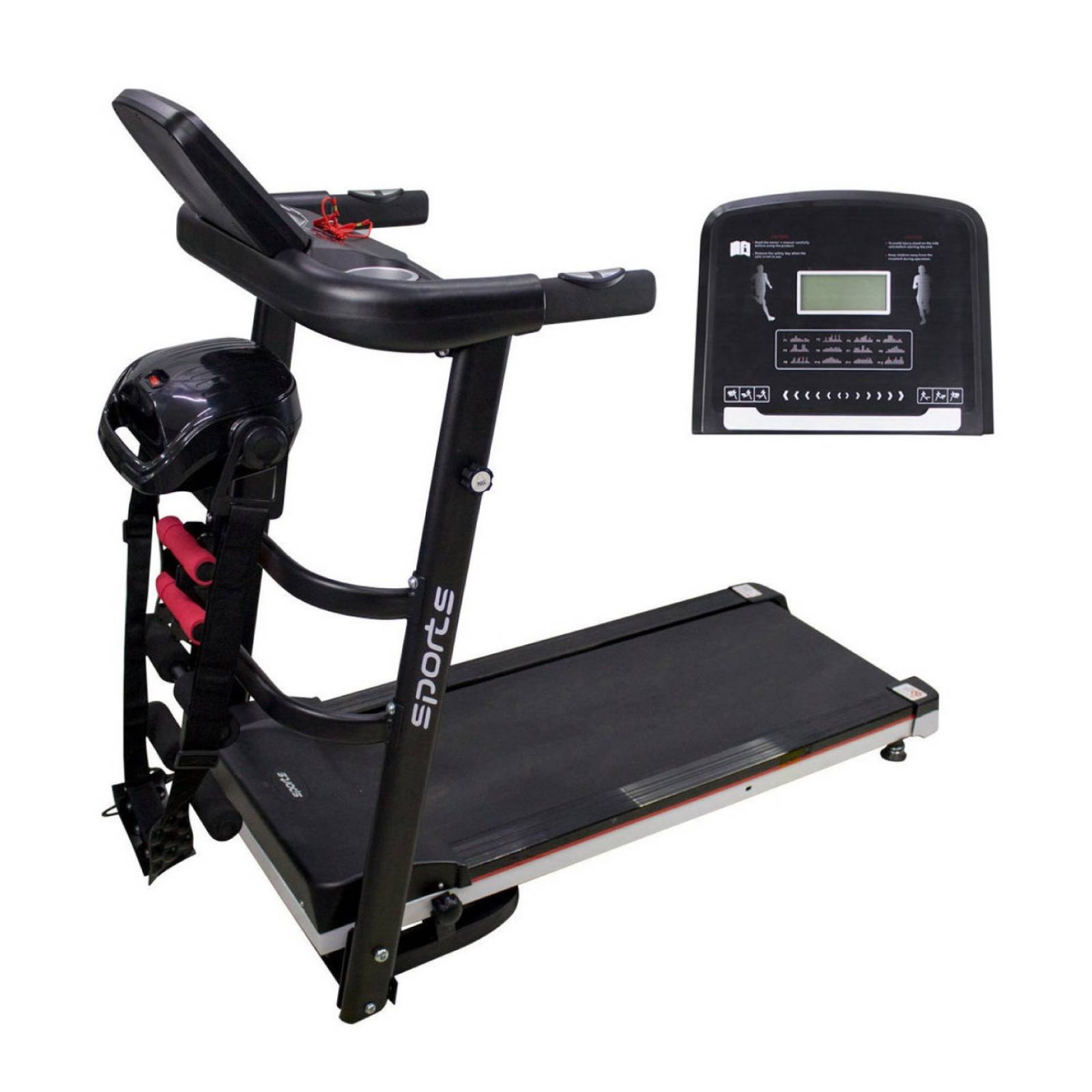 Caminadora Banda Cinta Correr Electrica 2.0 Hp 110 V + Pesas 