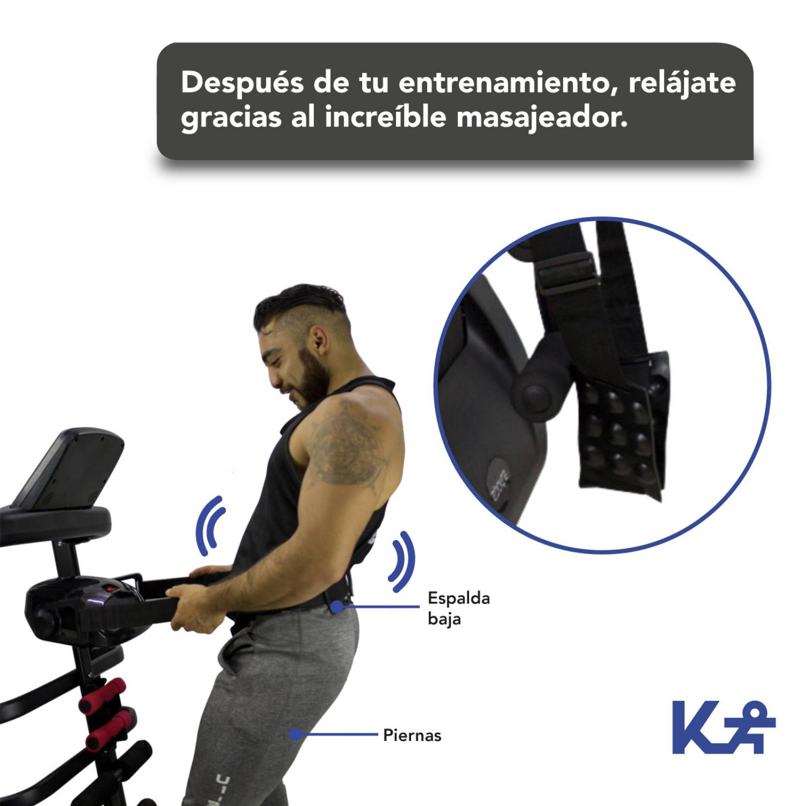 Caminadora Banda Cinta Correr Electrica 2.0 Hp 110 V + Pesas 