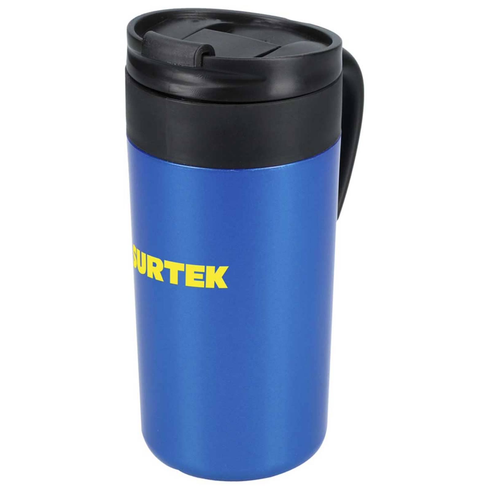 Termo Tarro Azul Botella Plastico 350 Ml Café Te Agua Surtek 