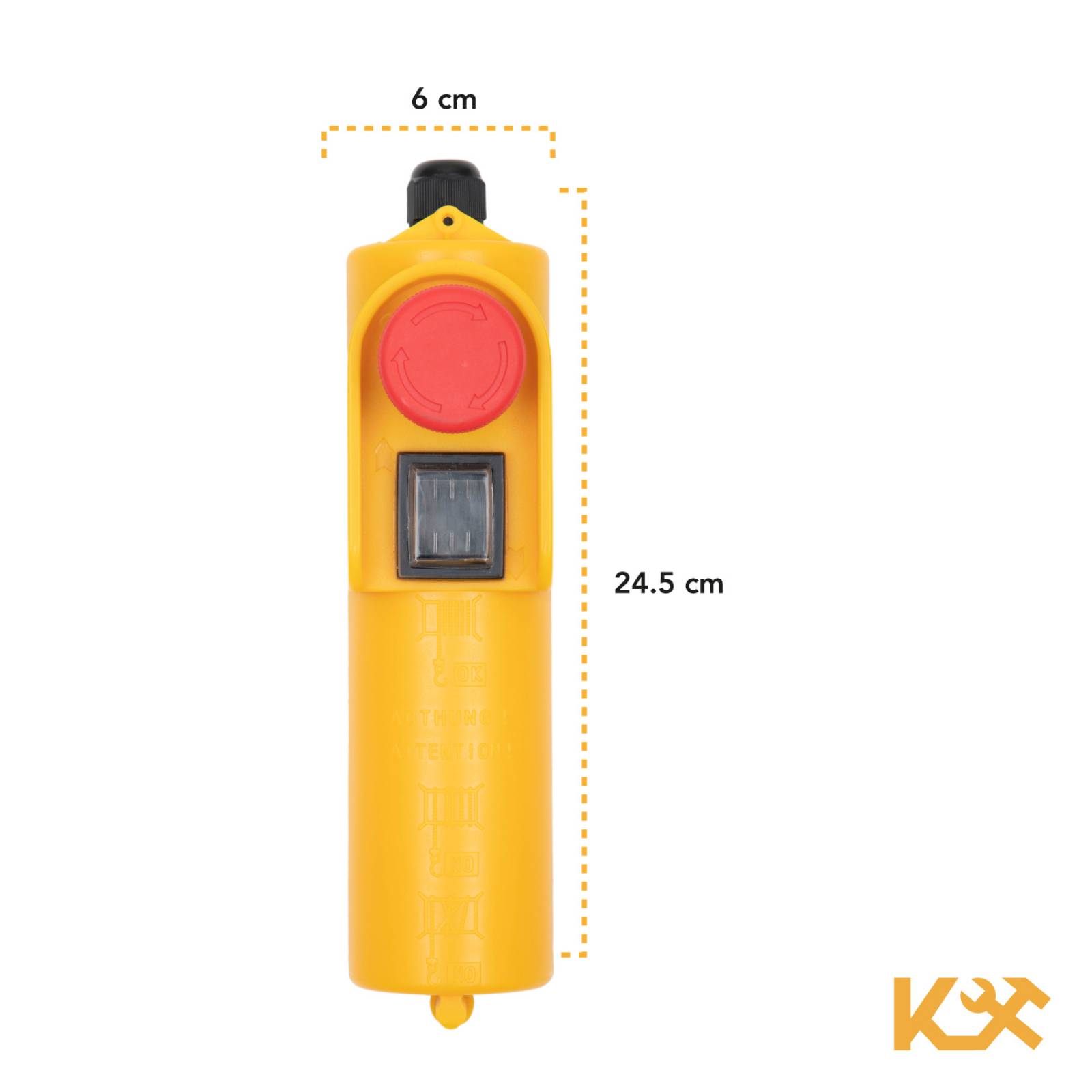 Control De Polipasto Alambrico 220v Refaccion 2 Movimientos 