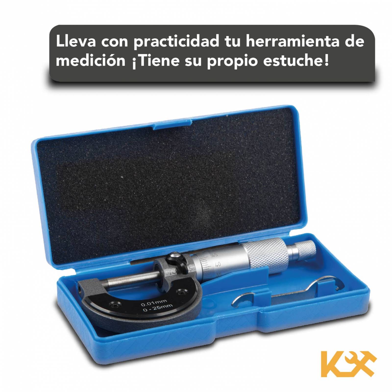 Micrometro Exterior 0 A 25 Mm Medir Grosores 