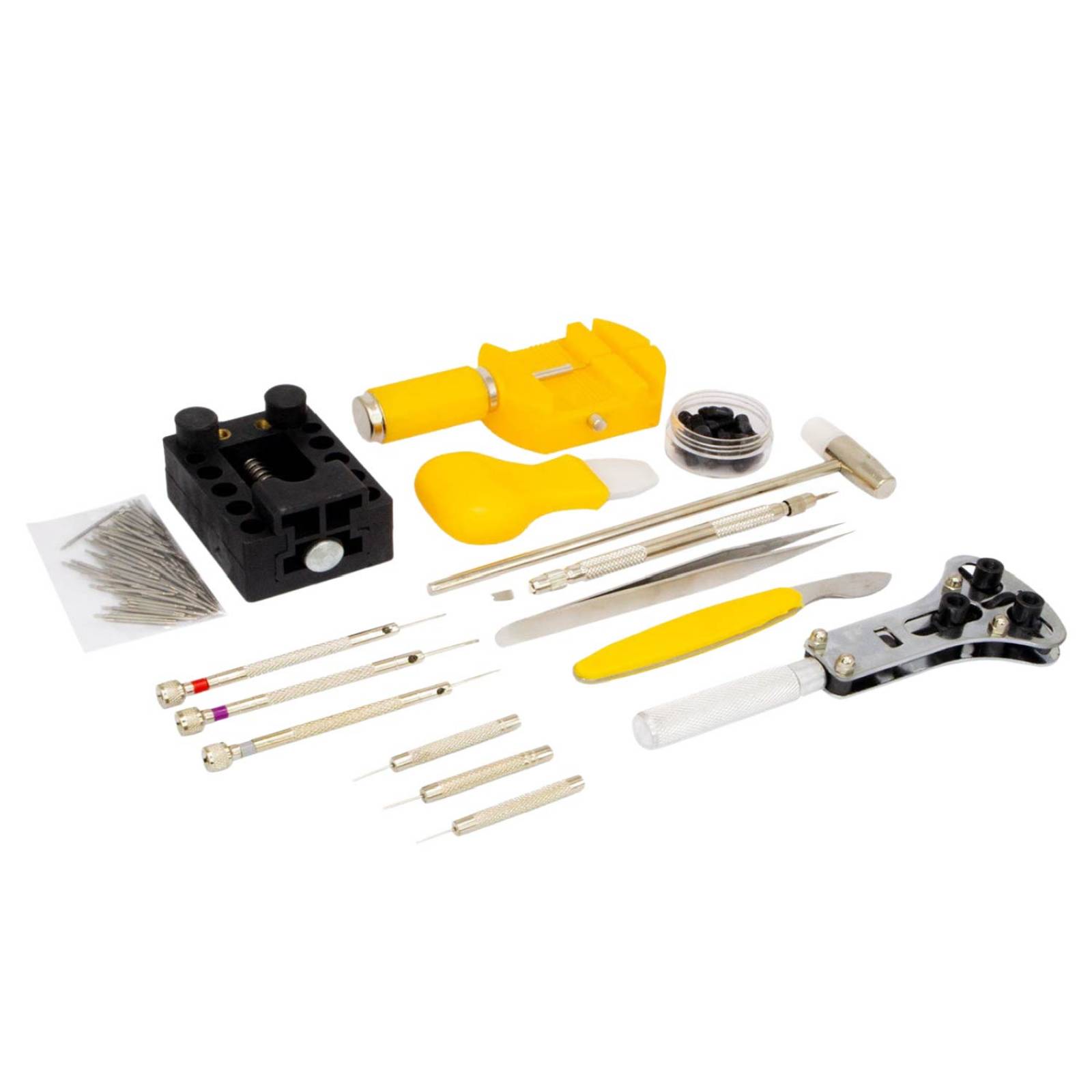 Kit Herramienta Relojero Joyero Reparaciones 146 Pzs Estuche 