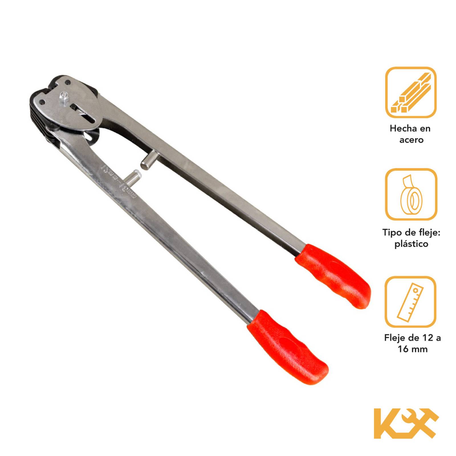 Flejadora Manual Para Fleje De Plastico 12 - 16mm Kit 2 Pzs