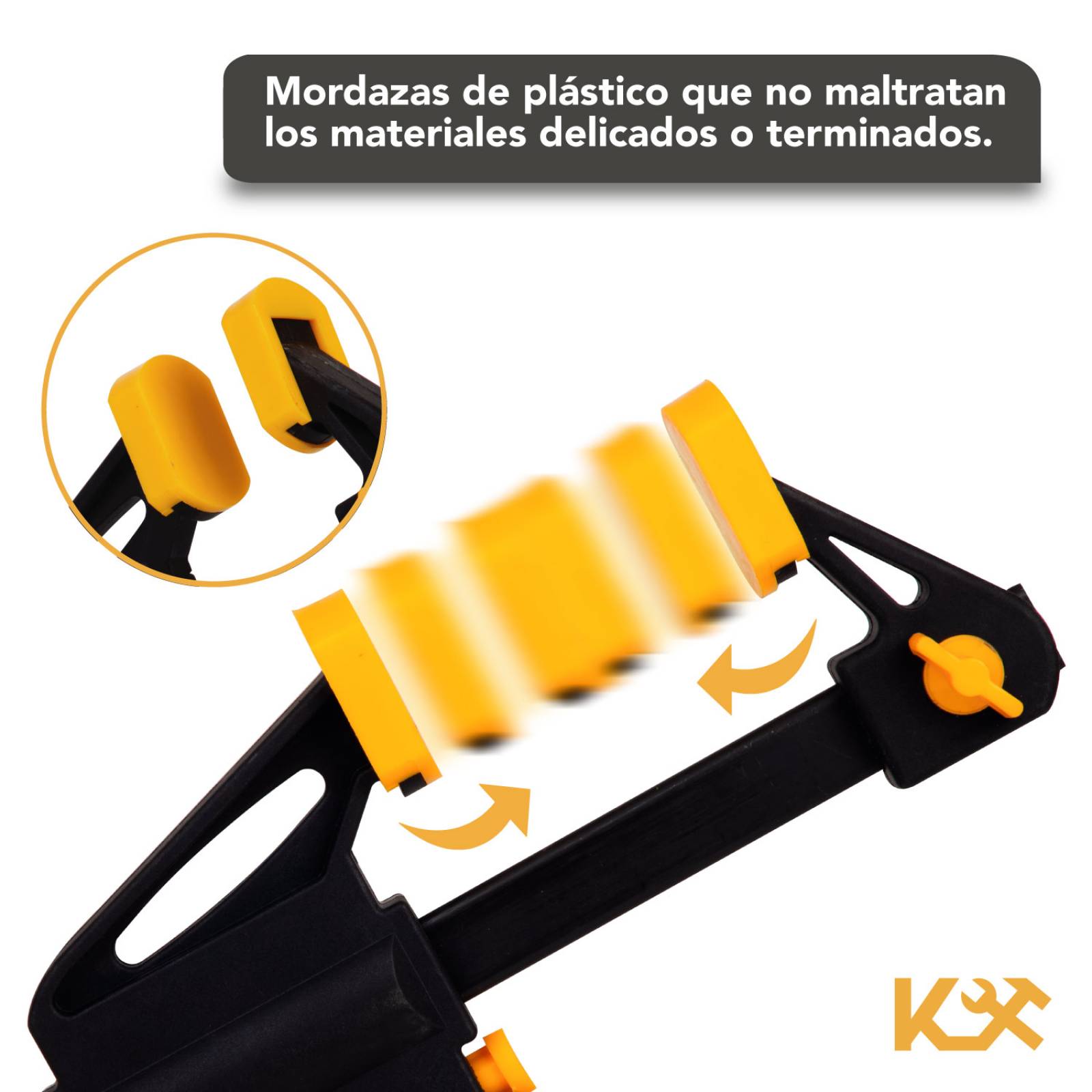 Prensa Sargento 12 In Ajuste Rapido Doble Uso De Carpinteria 