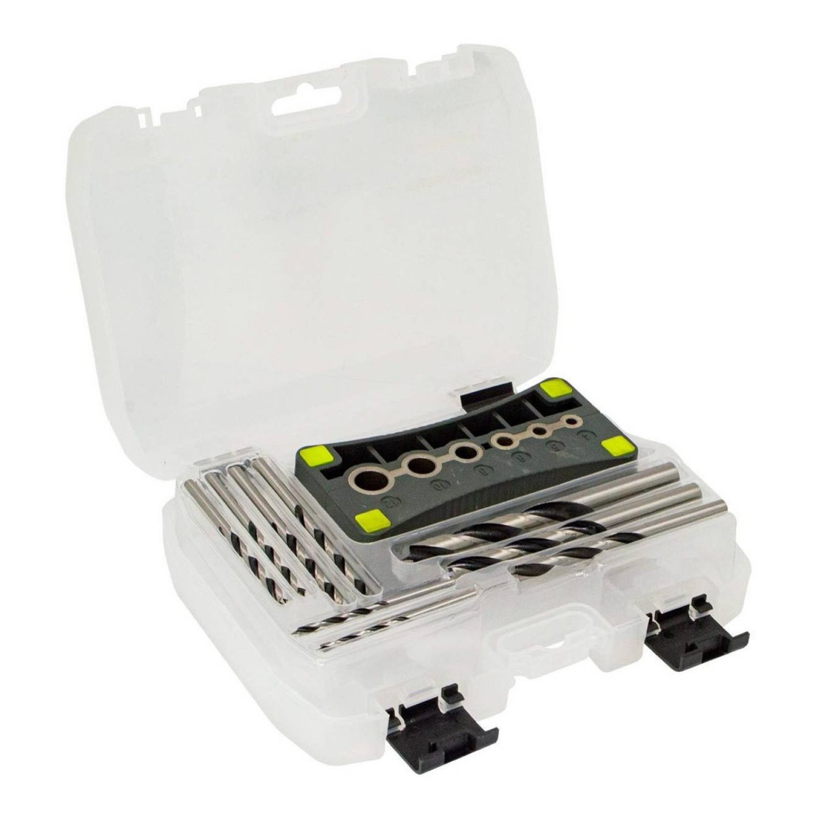 Guia Plantilla V Angulos Brocas 4-12 Mm Carpinteria Madera 