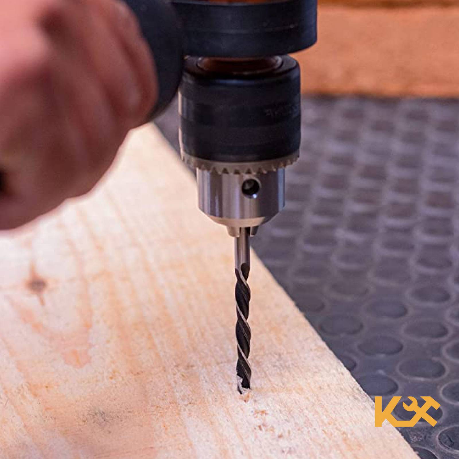 Guia Plantilla V Angulos Brocas 4-12 Mm Carpinteria Madera 