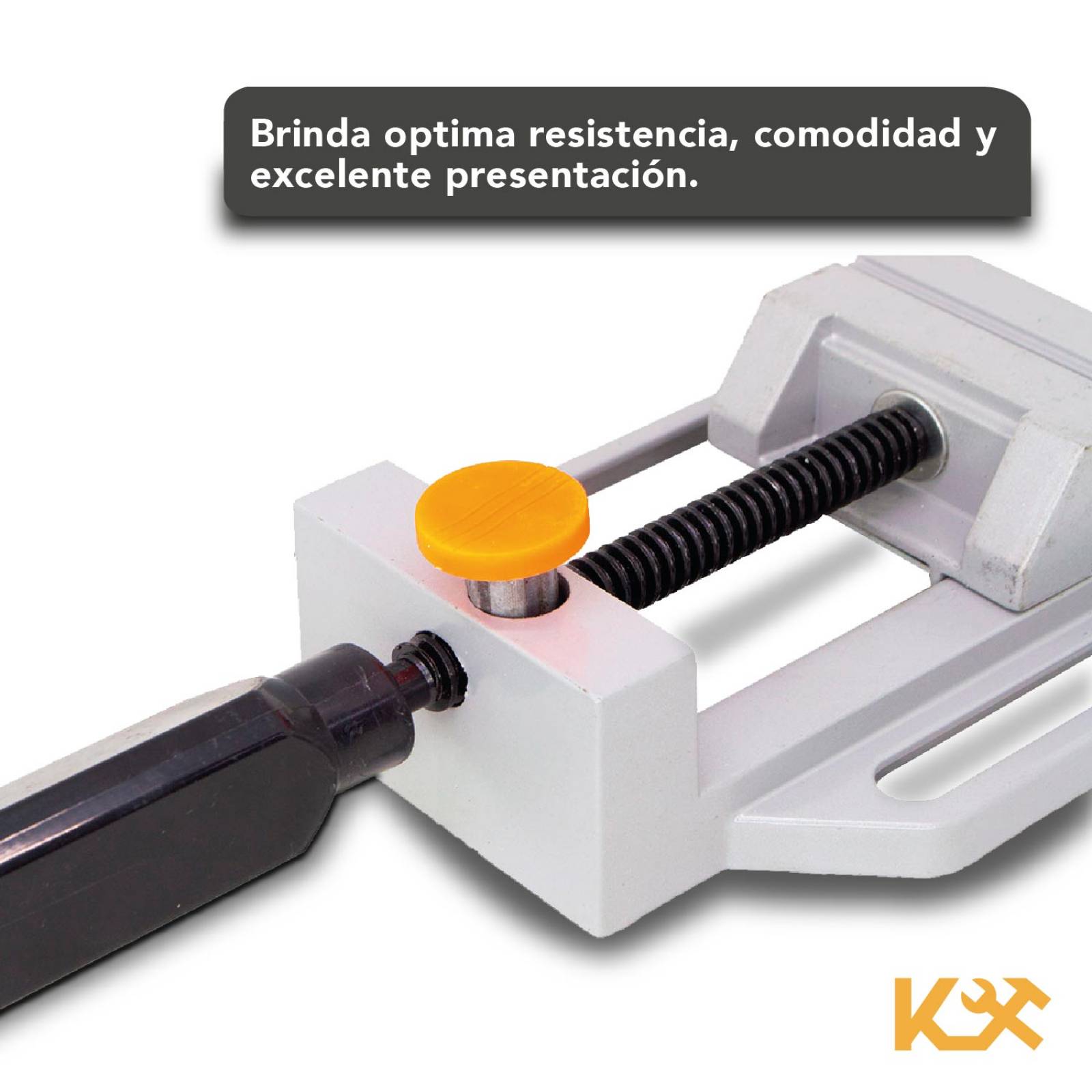 Prensa Morsa Plana Banco 70 Mm Agarre Rapido 4 Apoyos Madera 