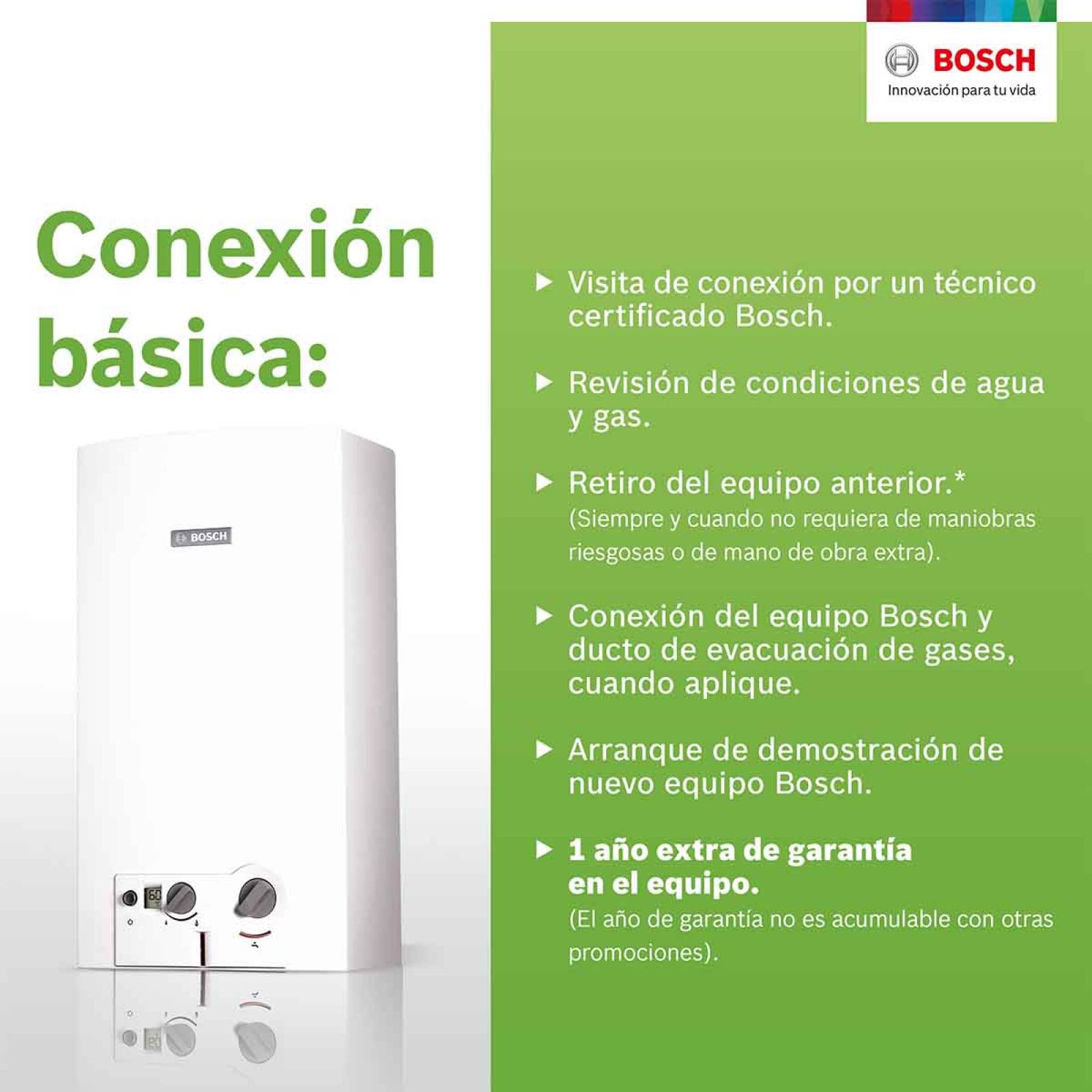 Calentador Instantaneo 3 Servicios Gas Lp 16l Minimaxx Bosch