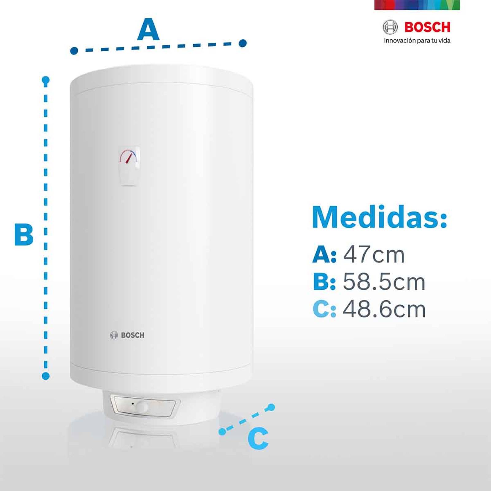 Calentador Electrico 1 Servicio 50 Litros Thermotank Bosch 