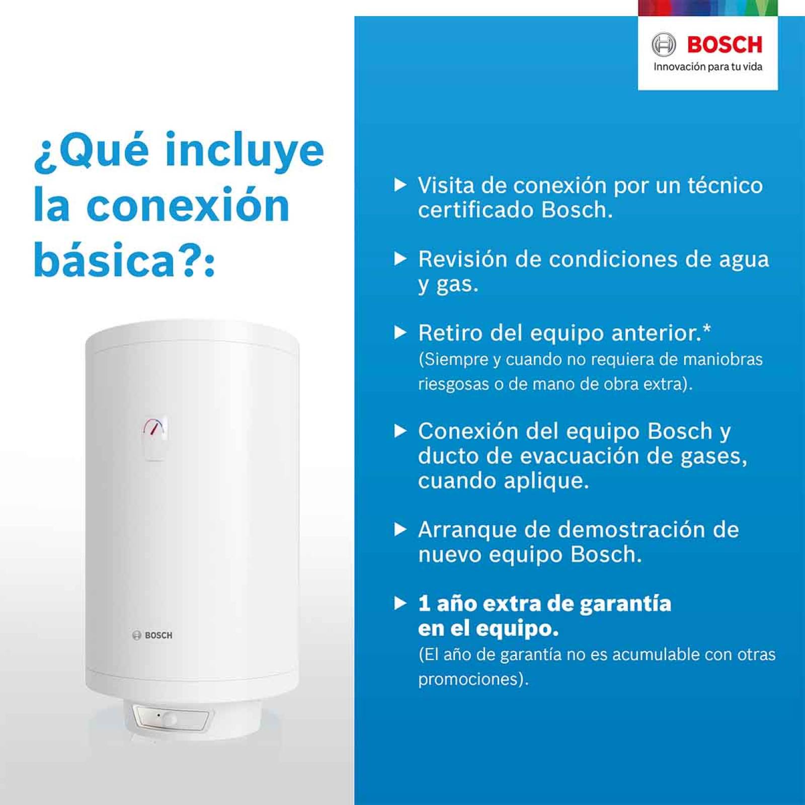Calentador Electrico 3 Servicios 100 Litros Thermotank Bosch