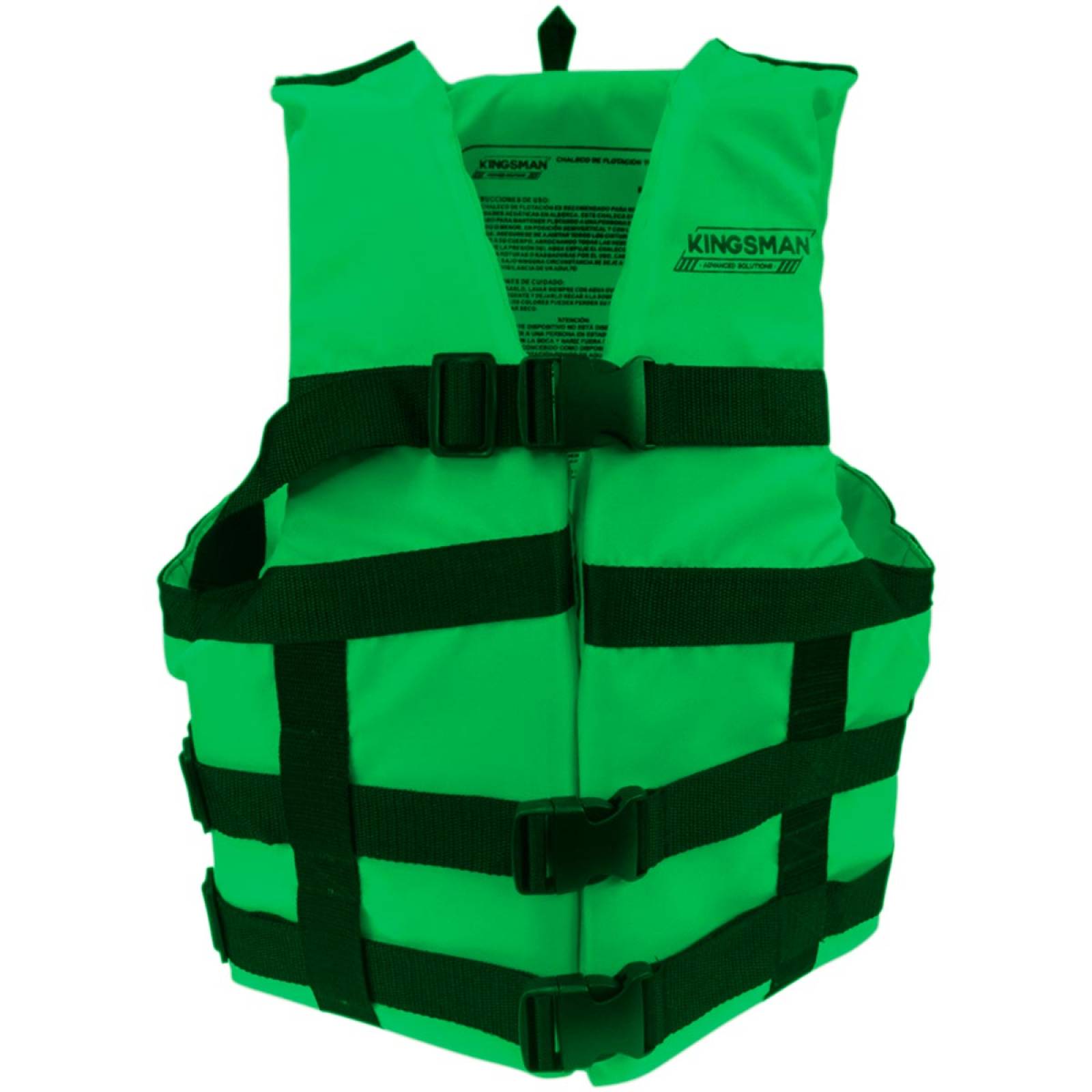 Chaleco Salvavidas Fluorescente Verde Talla Infantil Niños 
