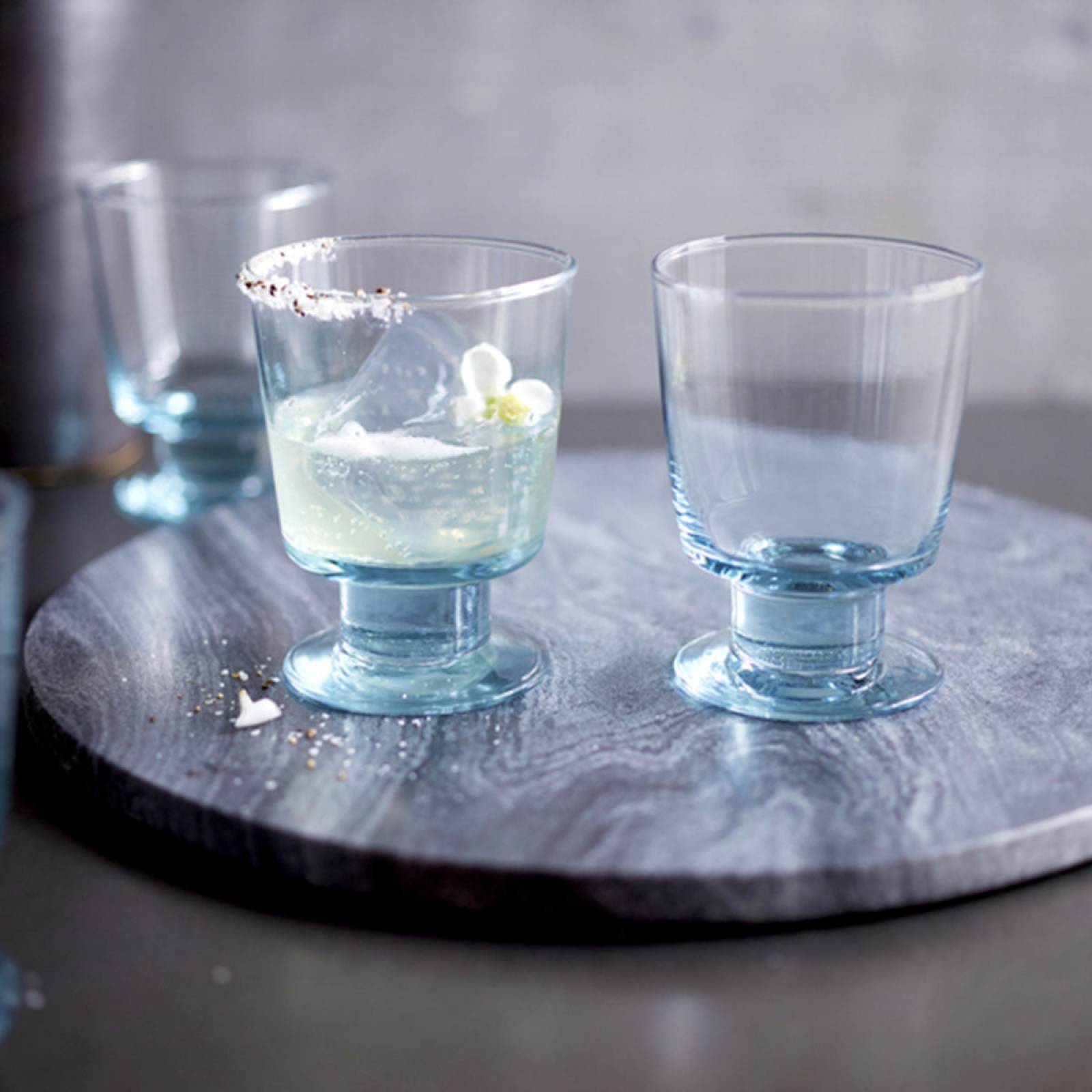 Juego Copas Vasos Vidrio 4 Pzas Luna Prologue Hogar Libbey 