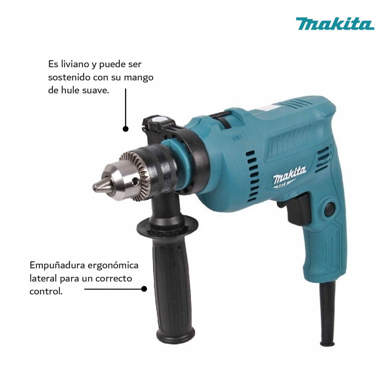 Rotomartillo 5/8 Taladro Electrico Vel Var Reversible Makita 