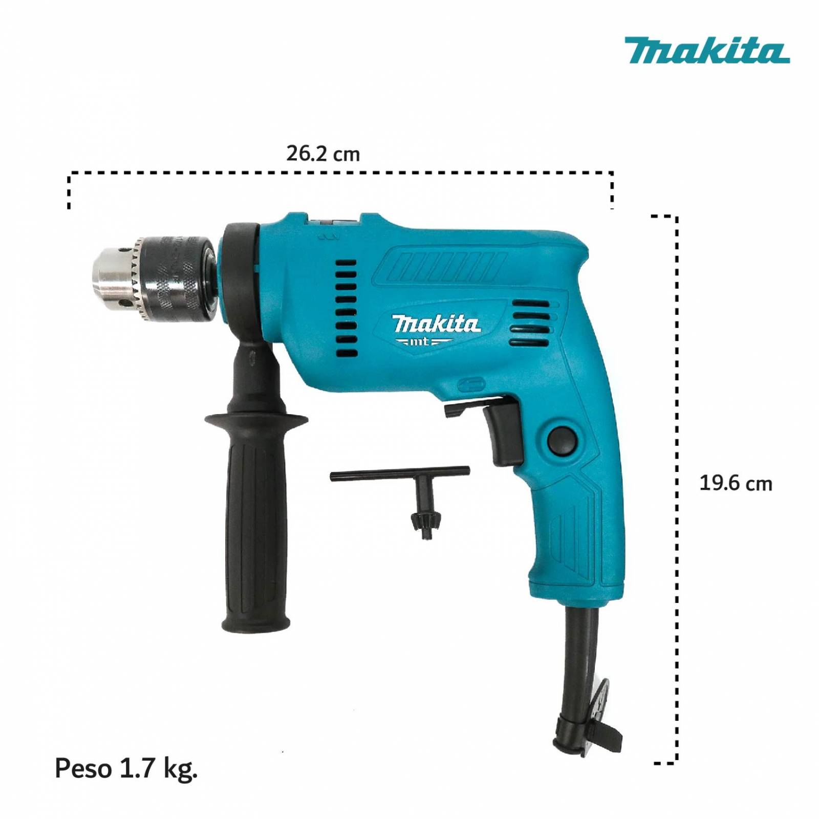 Rotomartillo 5/8 Taladro Electrico Vel Var Reversible Makita 